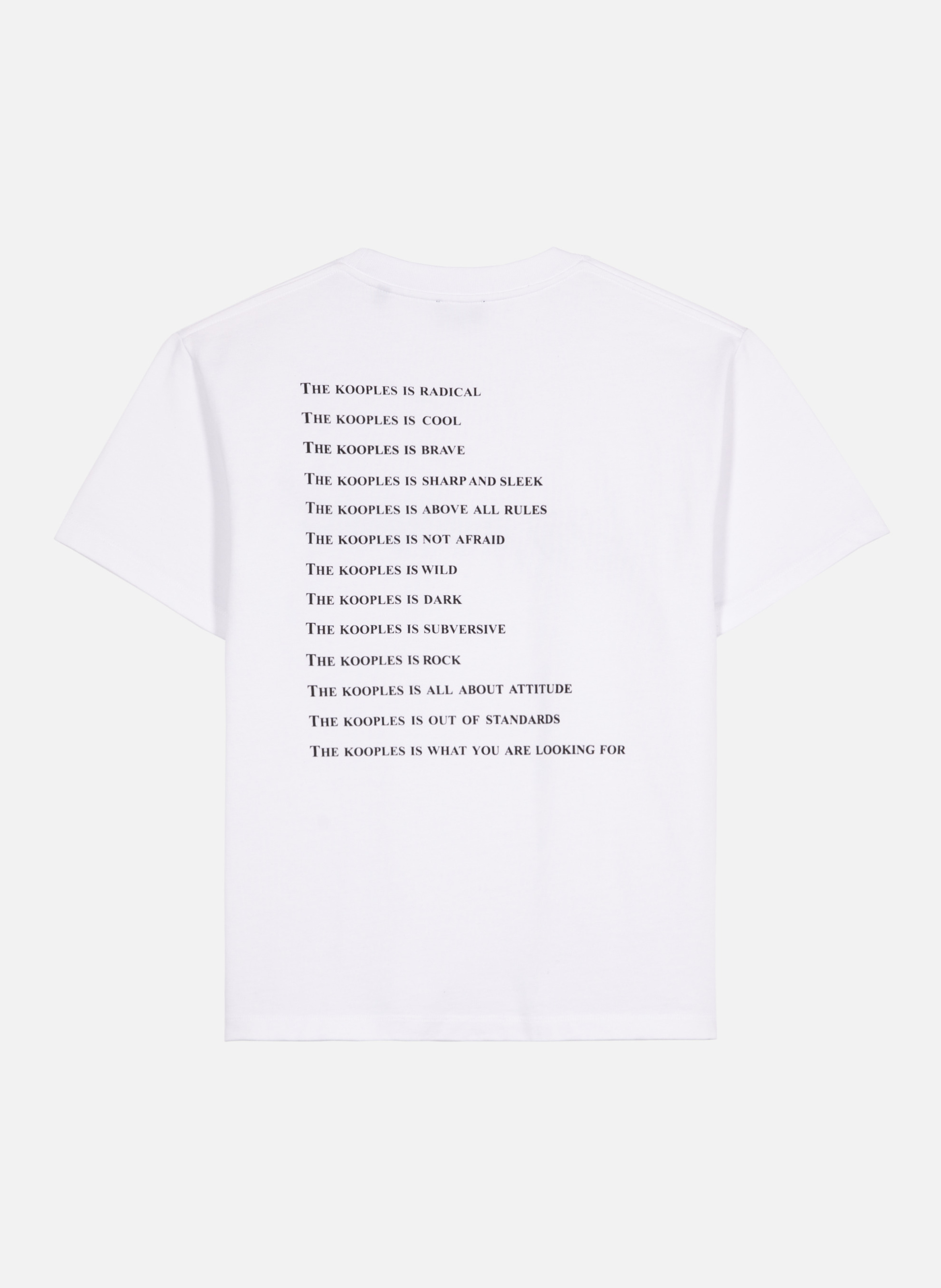 T-shirt manches courtes What is THE KOOPLES Blanc