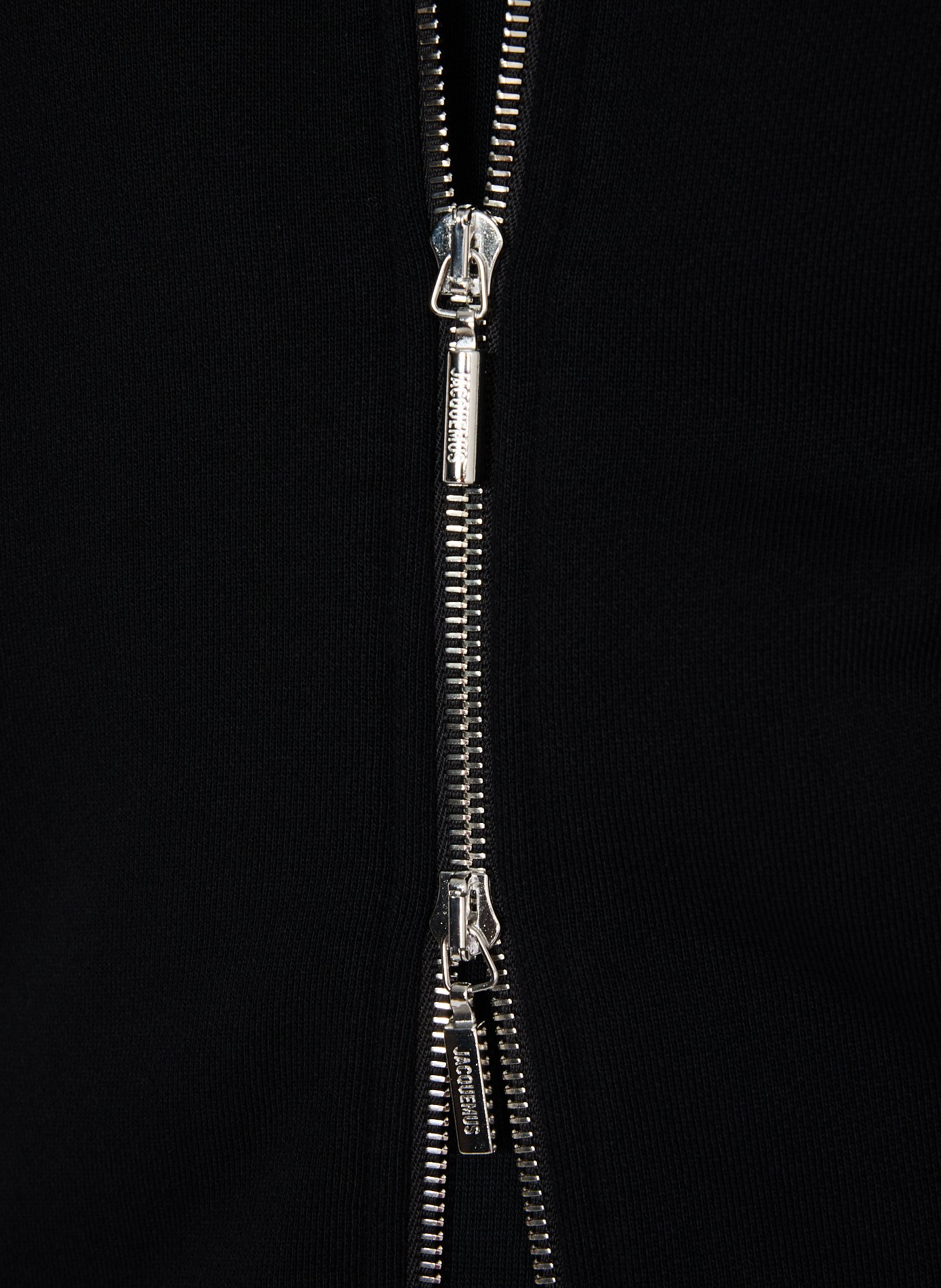 The hoodie Zip gros grain JACQUEMUS Black