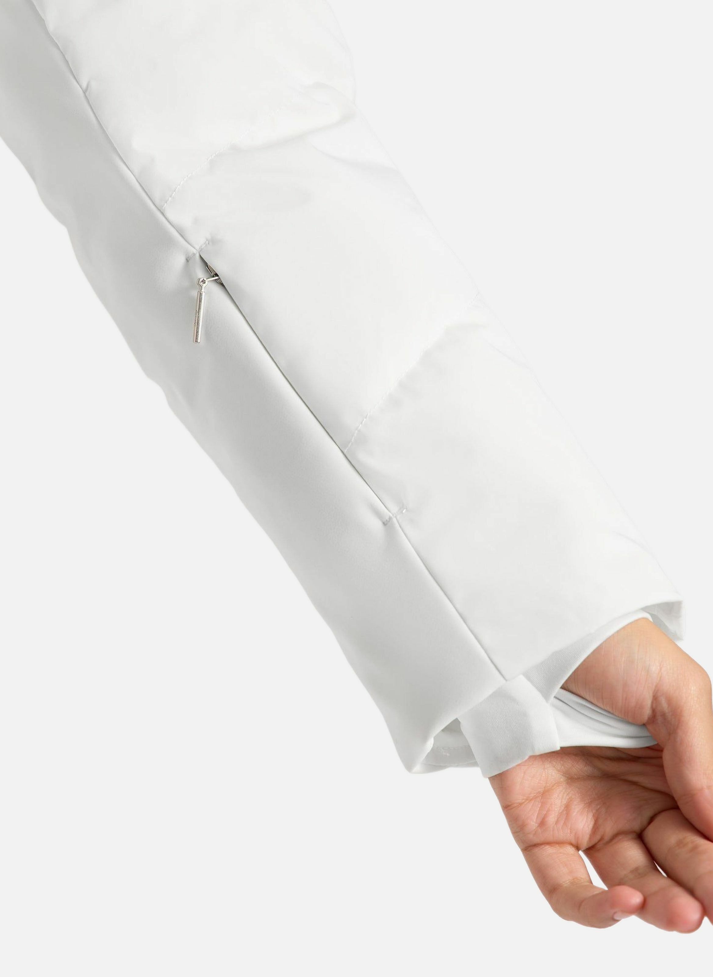 Veste de ski delphine col montant coupe ajustée FUSALP Blanc