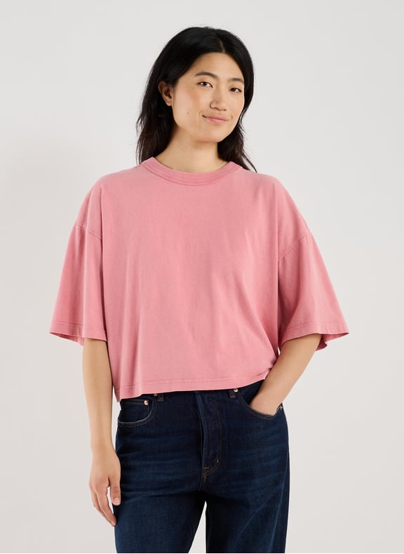 T-shirt en coton Rose by BELLEROSE BELLEROSE T-shirt en coton Rose