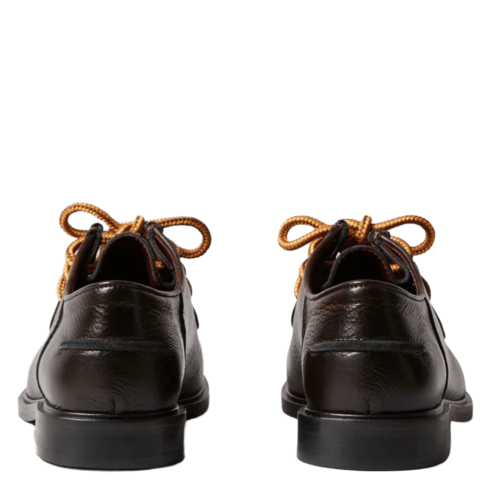 Mocassins unis à lacets en cuir aikovintage CLAUDIE PIERLOT Marron