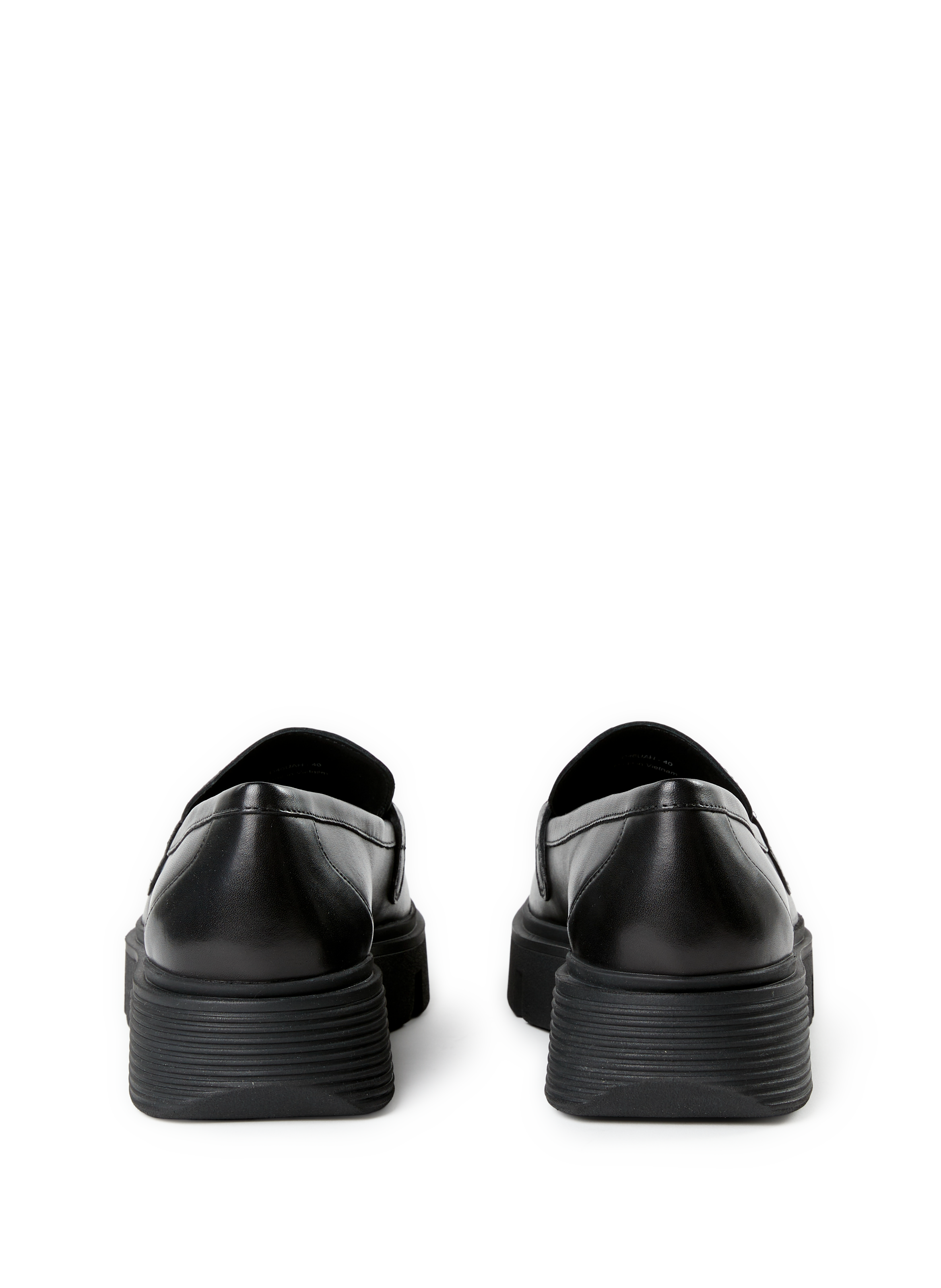 Mocassins Vilde en cuir  GEOX Noir