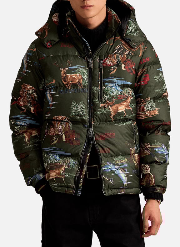 Printed hooded jacket Multicolour by POLO RALPH LAUREN POLO RALPH LAUREN Printed hooded jacket Multicolour