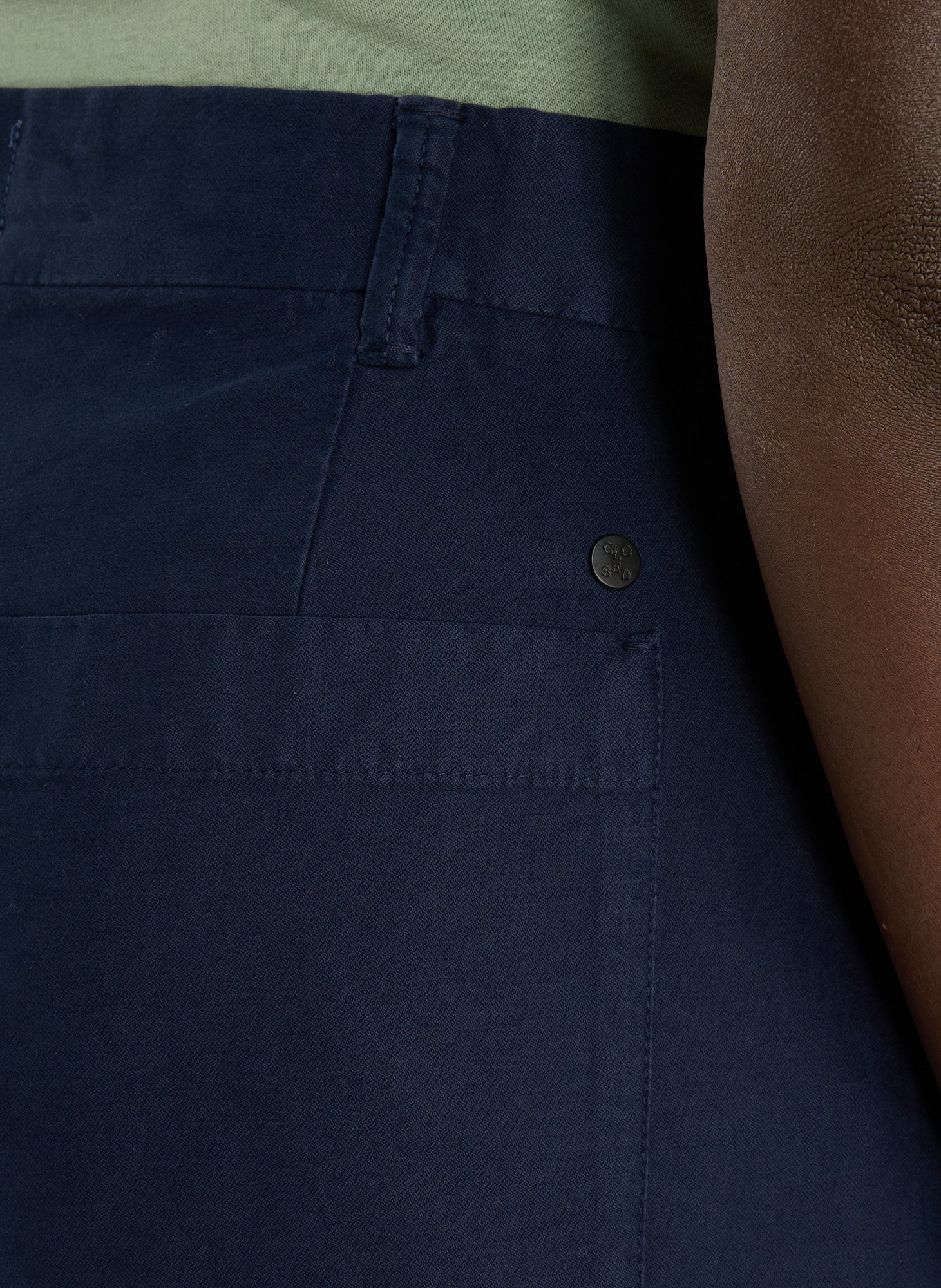 Pantalon ample en coton mélangé CLOSED Bleu