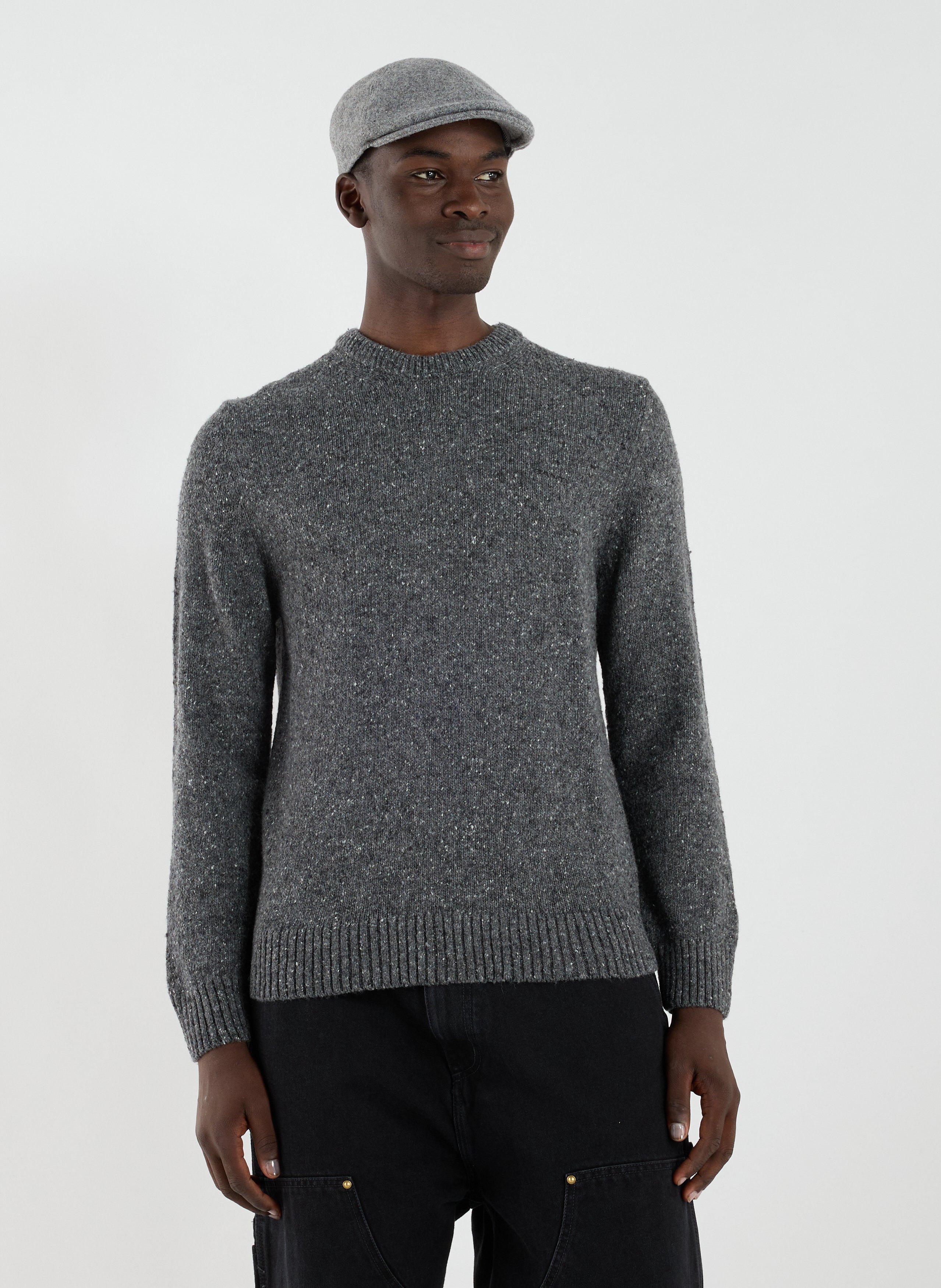 GANT Pull en laine mélangée Gris