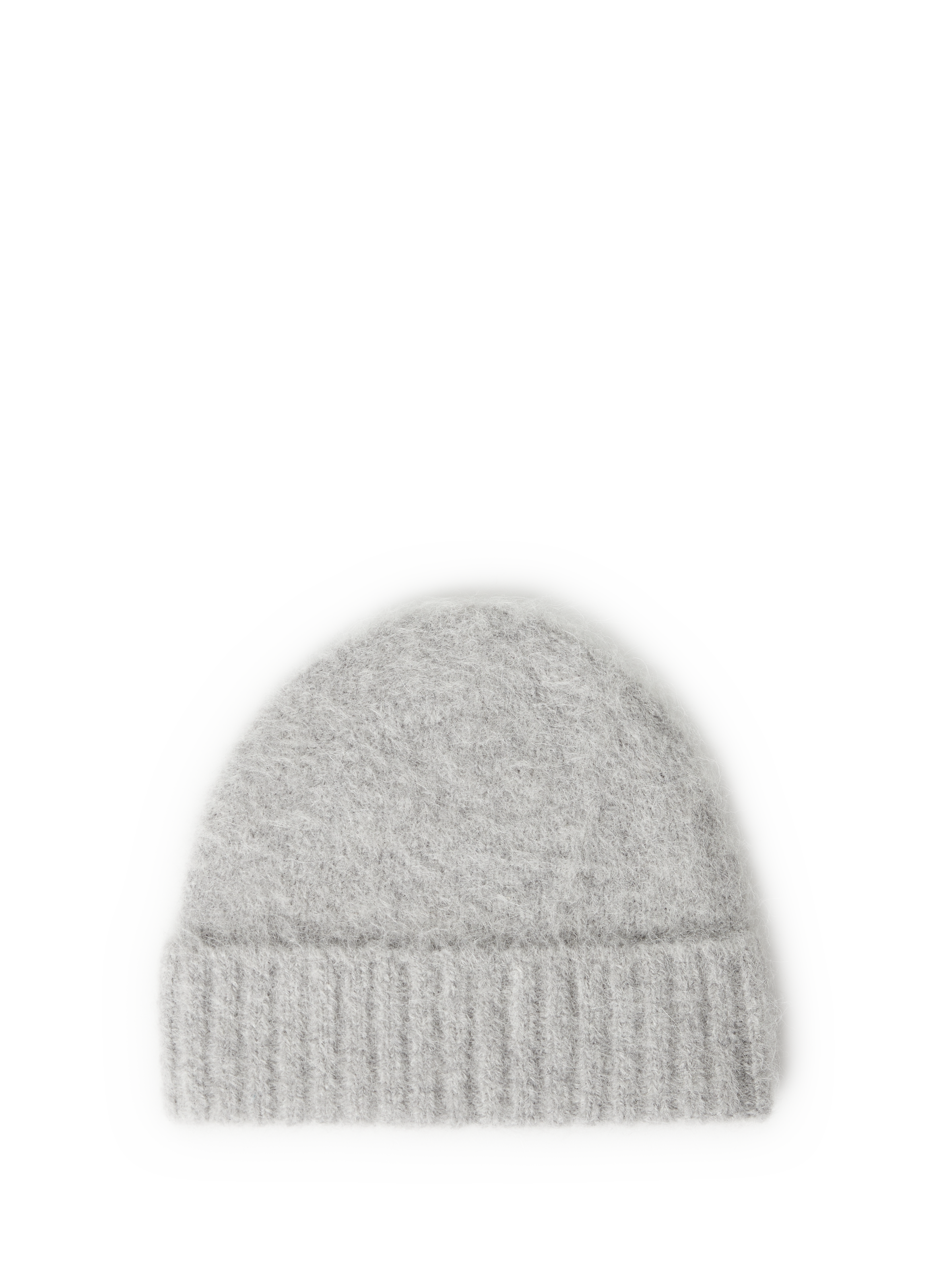 SAMSOE SAMSOE Bonnet en laine d'alpaga mélangée Gris