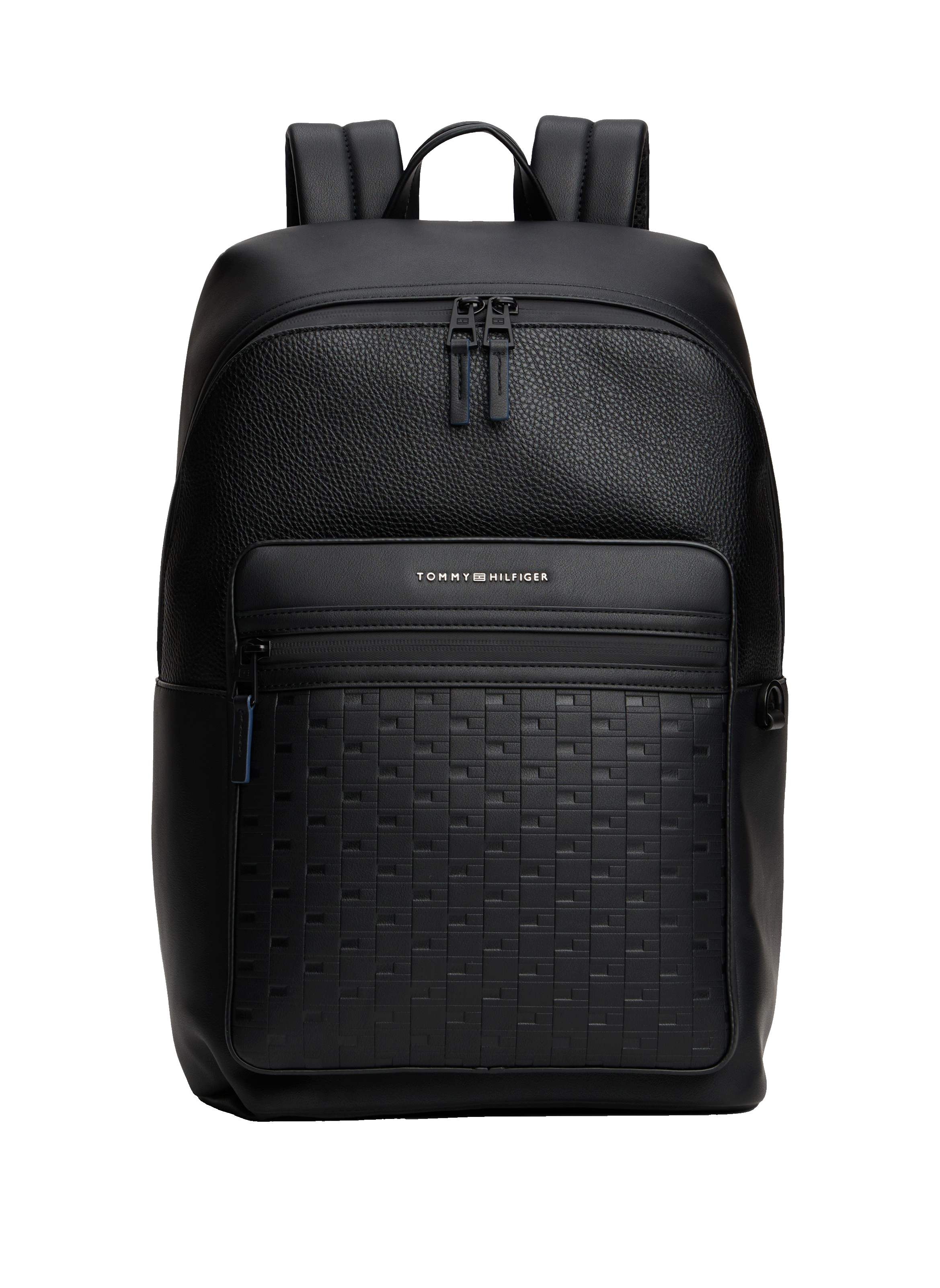 Leather-effect backpack TOMMY HILFIGER Black
