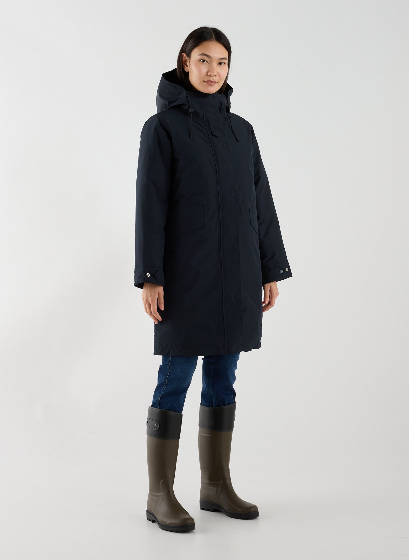 Parka à capuche AIGLE Noir