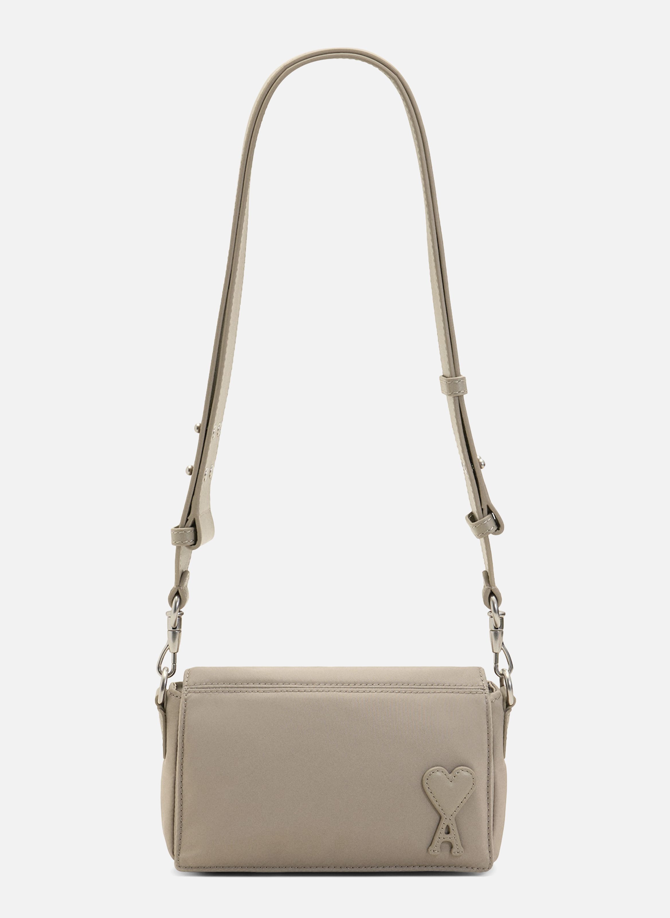 Sac Lunch Box Marcel En Nylon Ouatiné unisexe AMI PARIS Gris