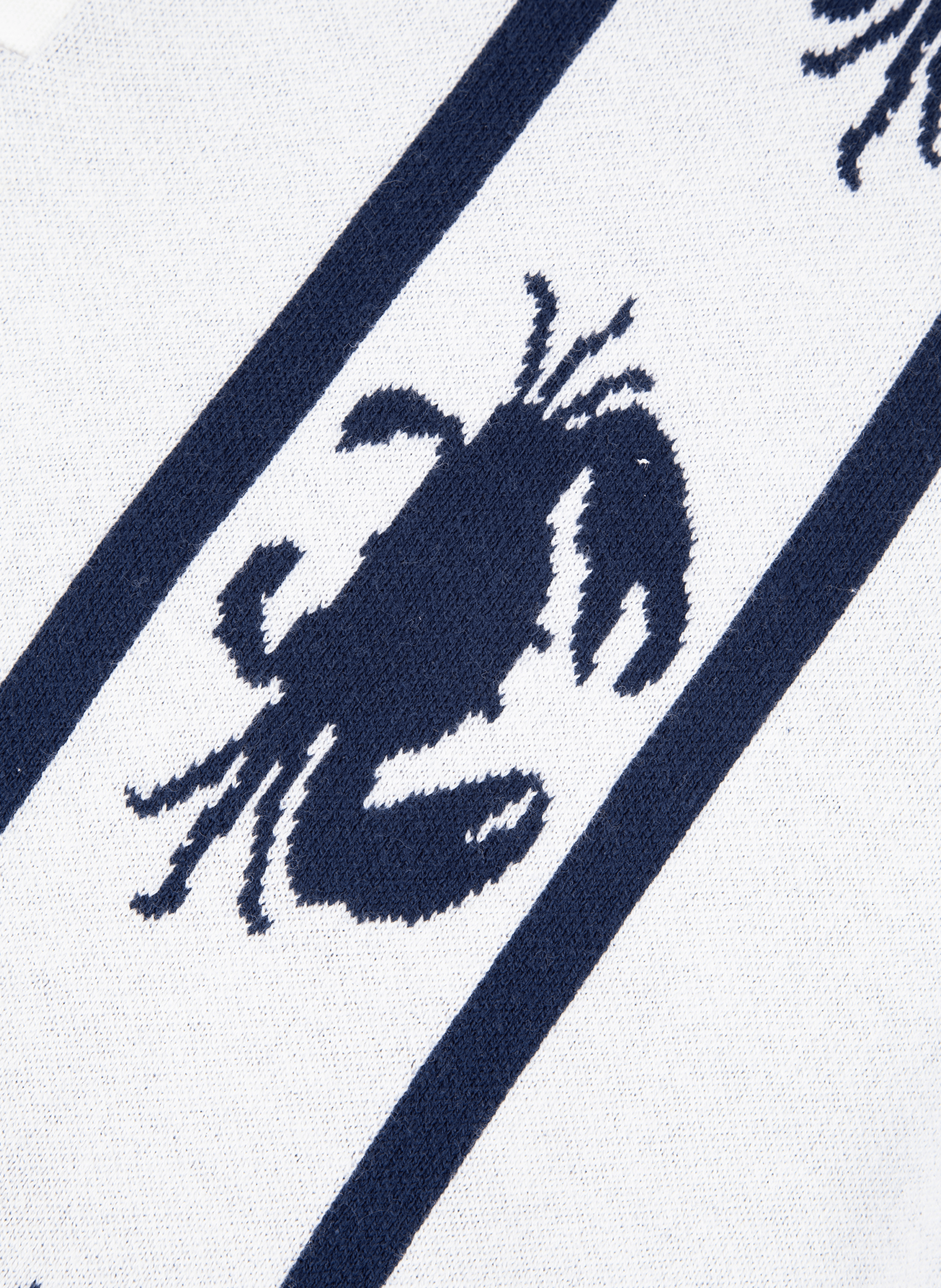 Le Polo Chapu imprimé en coton MAISON LABICHE Beige