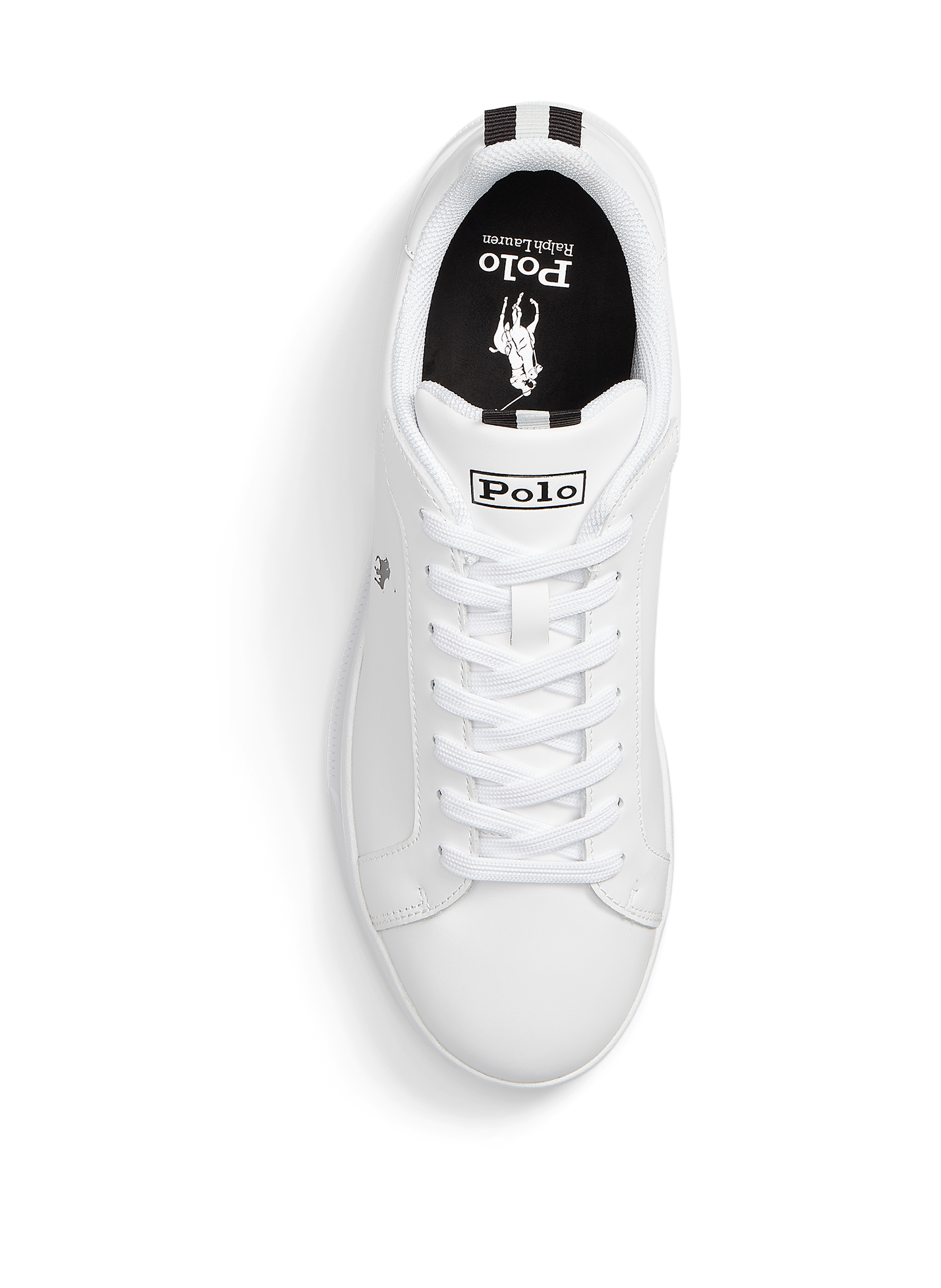 Baskets en cuir POLO RALPH LAUREN Blanc