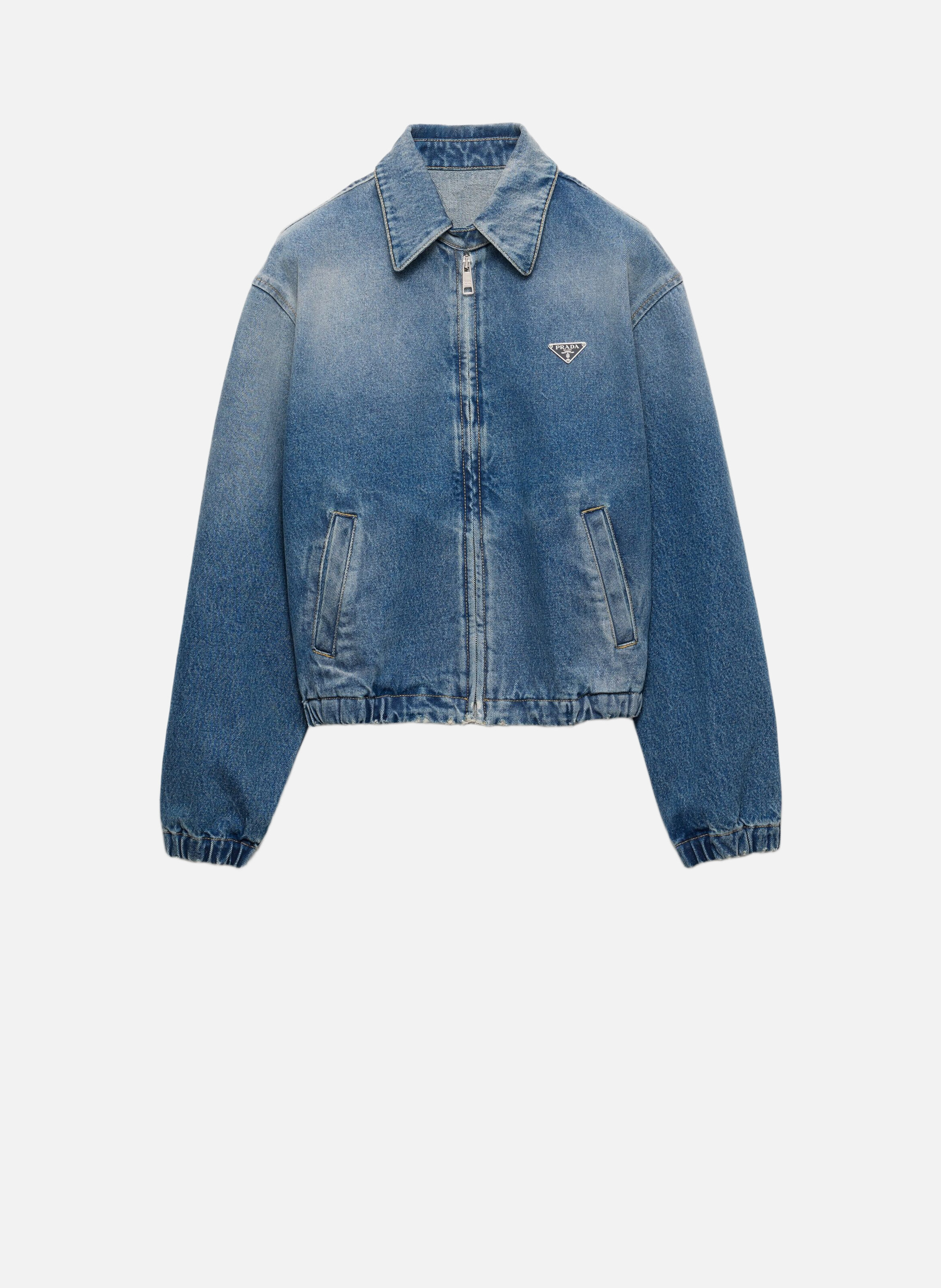 Veste en denim PRADA Bleu