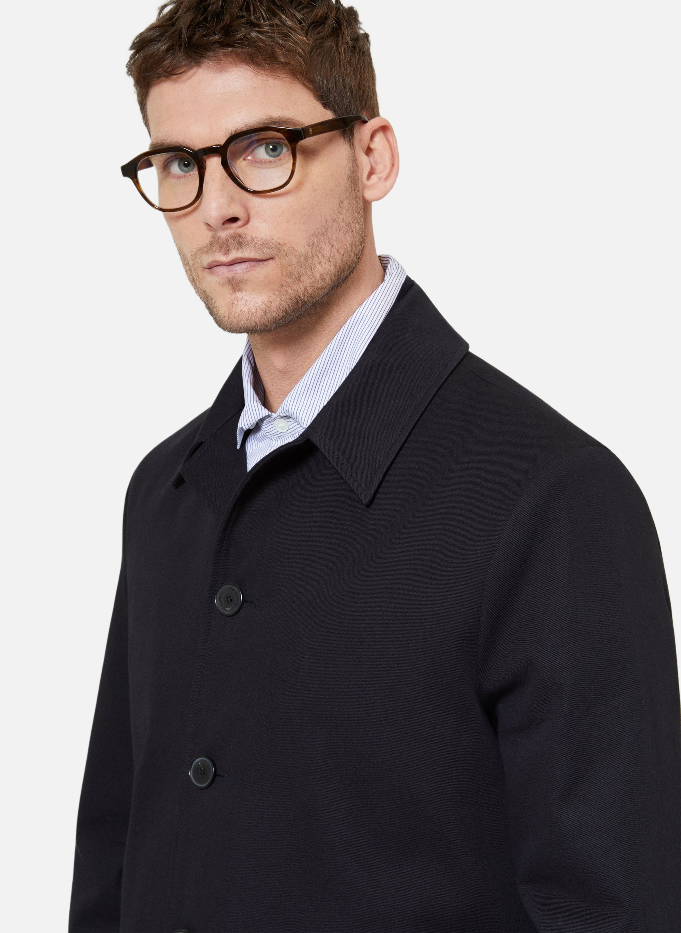 Trench simple boutonnage THE KOOPLES Noir