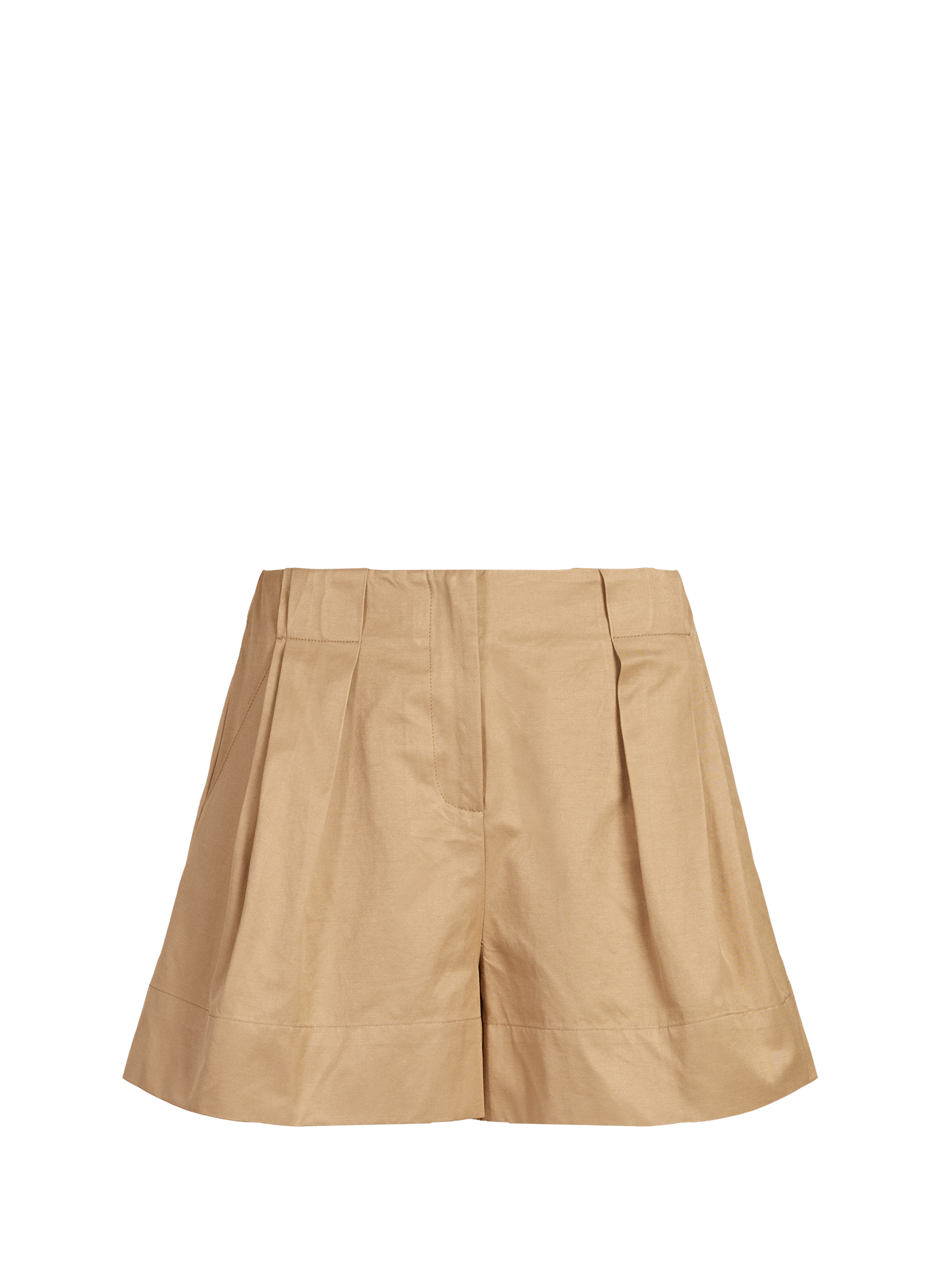 Short Basil en coton mélangé SUNCOO Marron