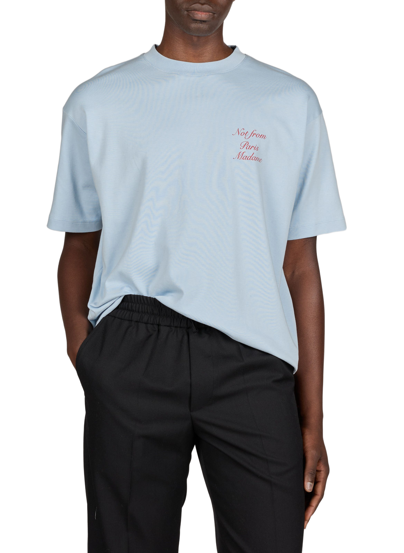 T-shirt en coton DROLE DE MONSIEUR Bleu