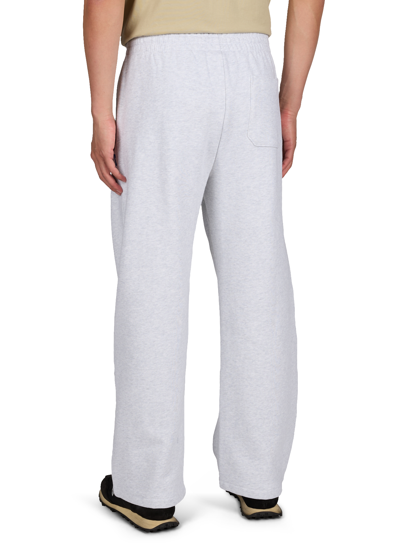 Straight cotton logo jogging pants CARHARTT WIP Grey