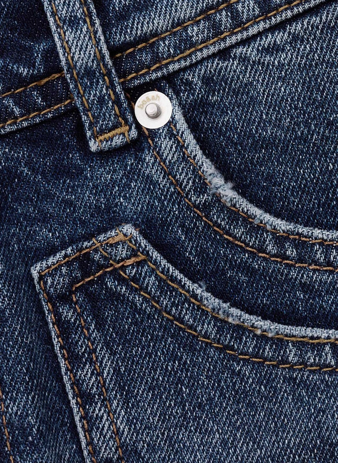 Short large en jean zevy BA&SH Bleu