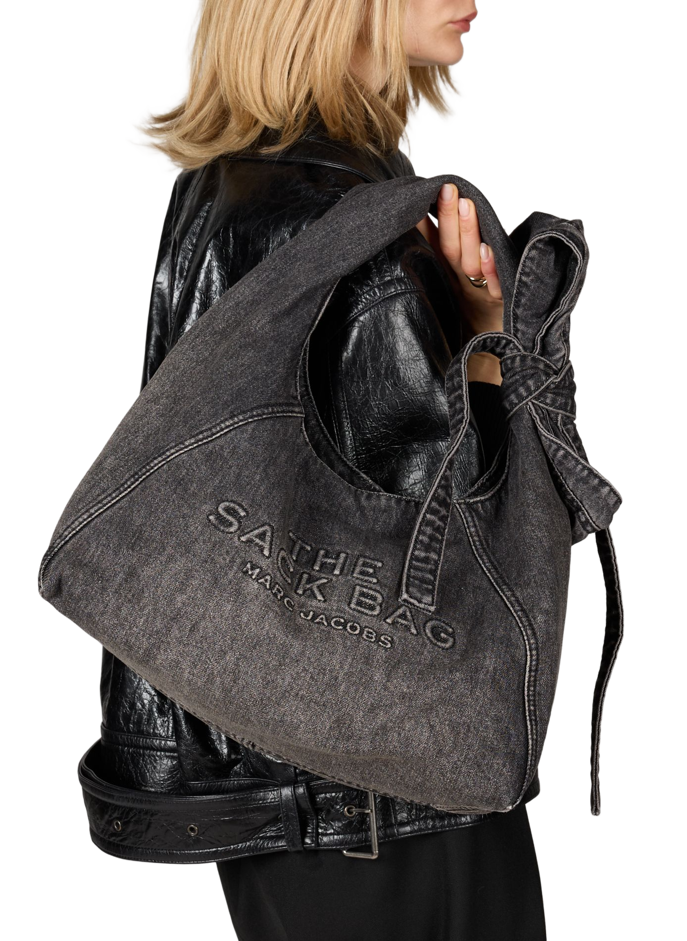 Handbag The Sack MARC JACOBS Black