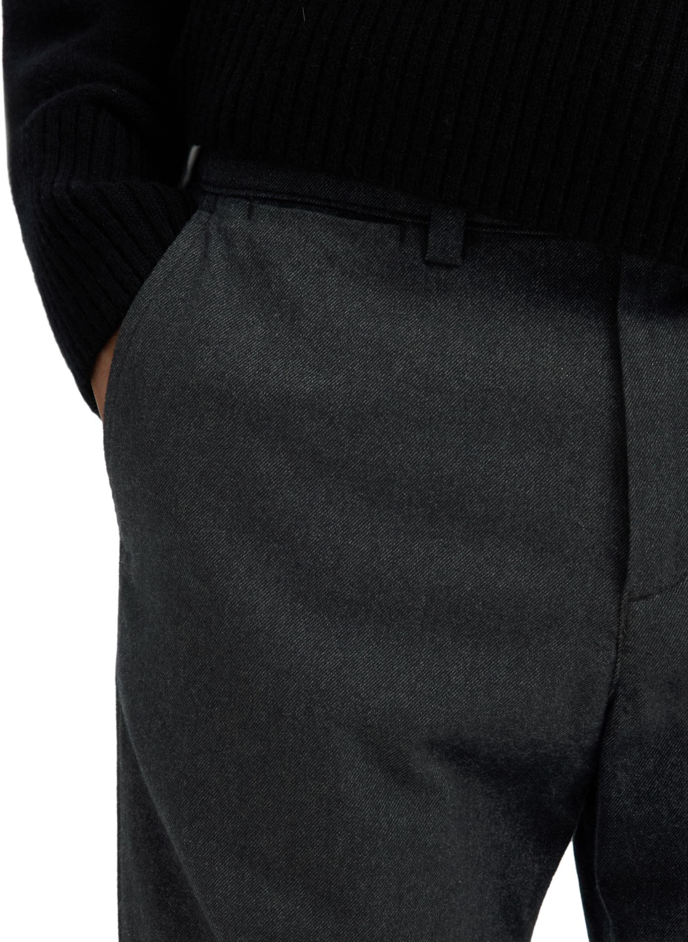 Pantaloni slim SELECTED Grigio