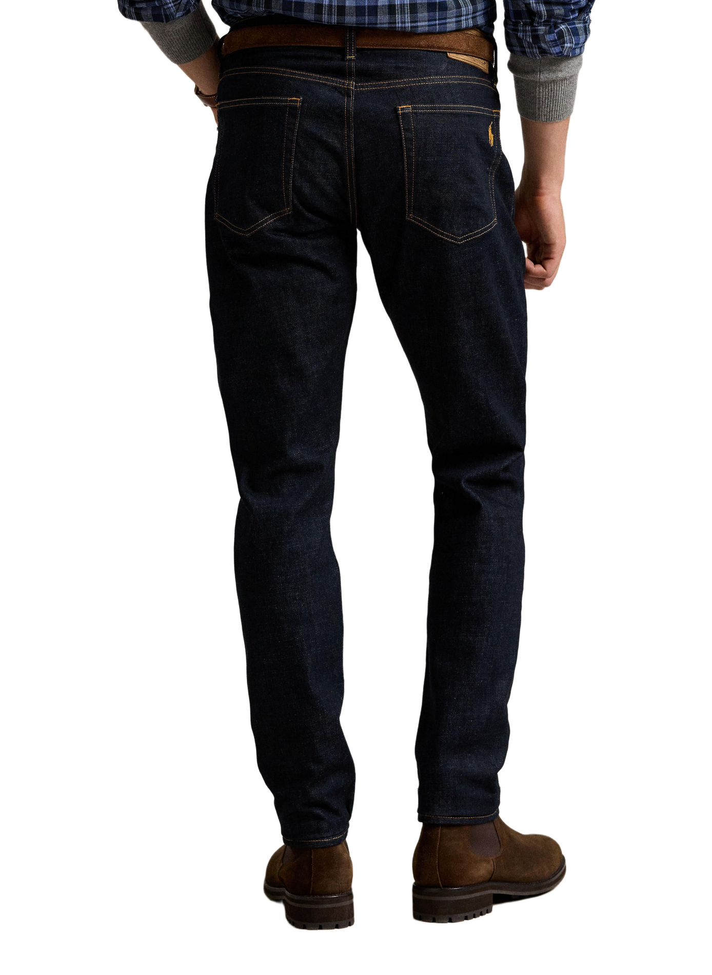 Straight-leg cotton-blend jeans POLO RALPH LAUREN Blue