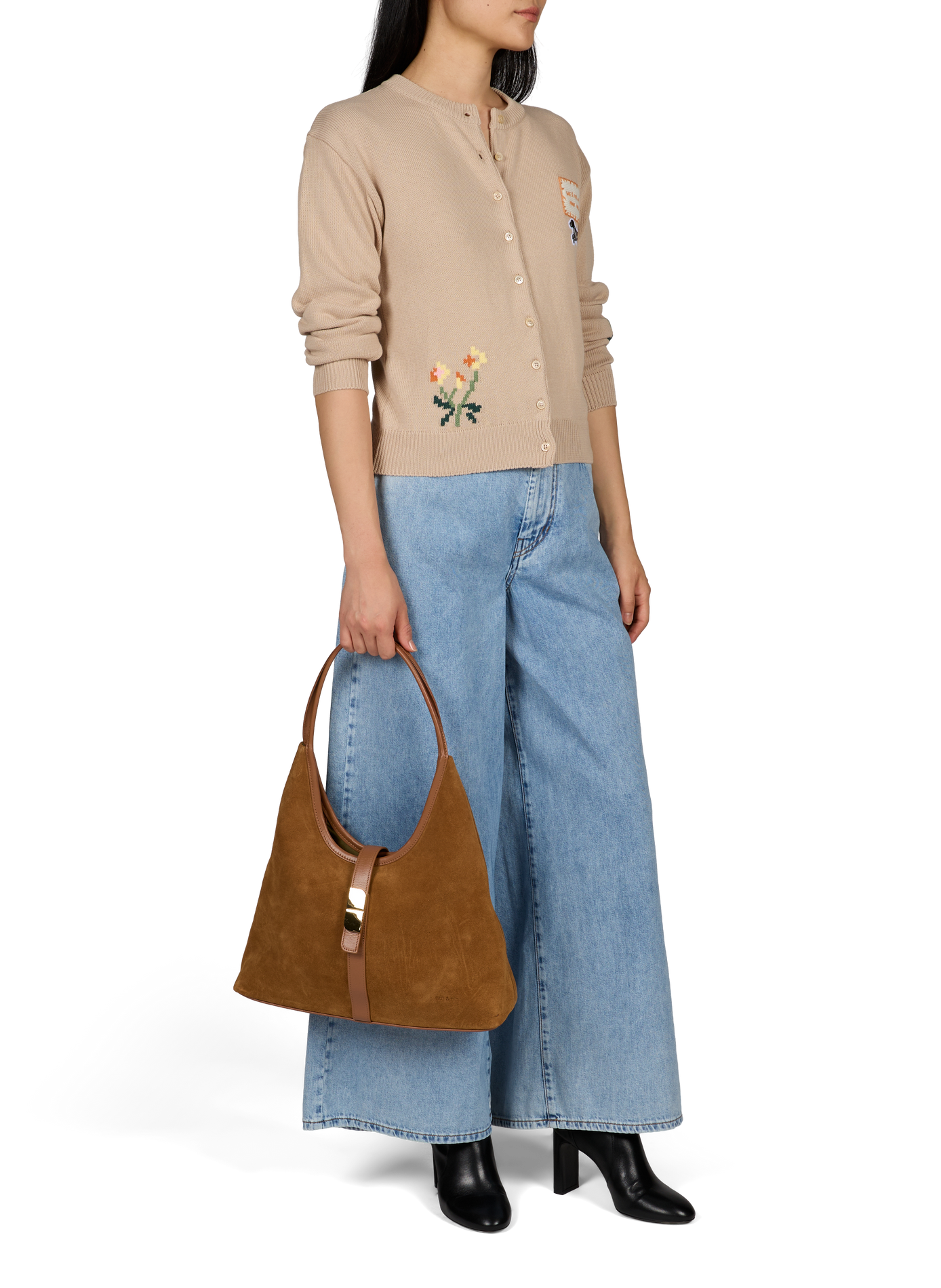 Galleria leather tote bag NAT & NIN Brown