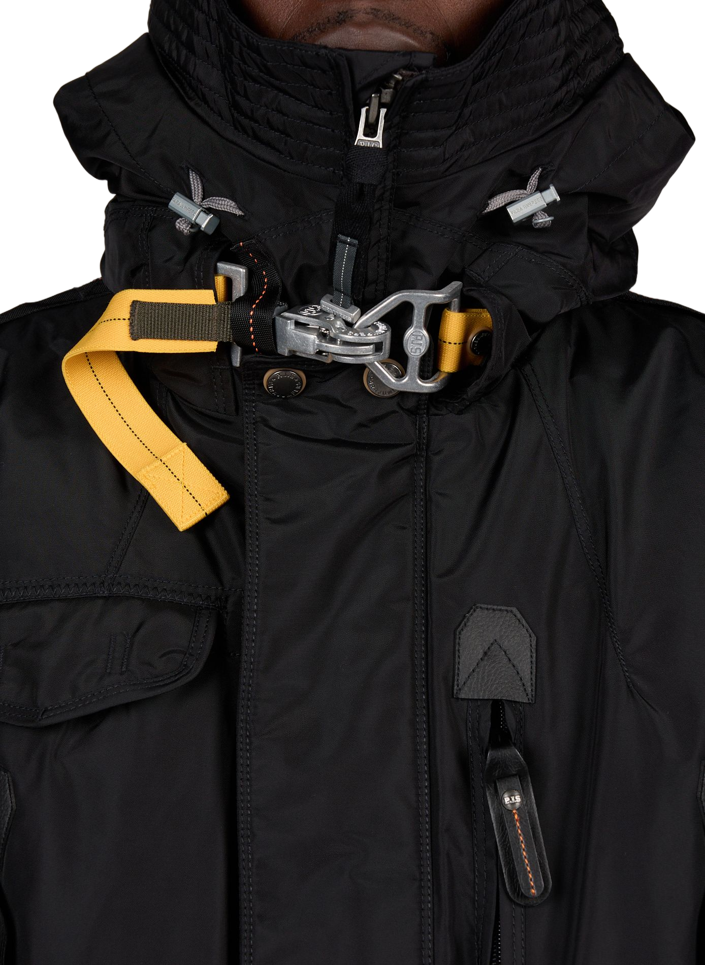 Parka Rechterhand met capuchon PARAJUMPERS Zwart