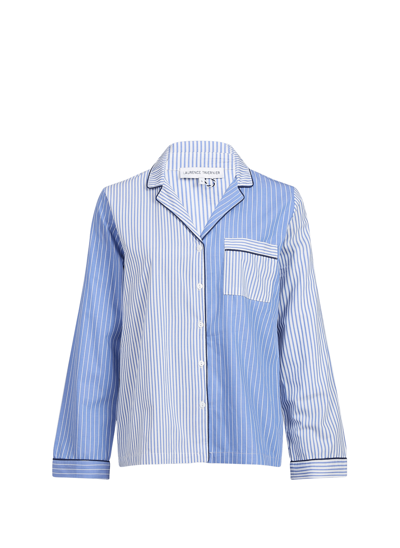 Pyjamaset van katoen LAURENCE TAVERNIER Blauw