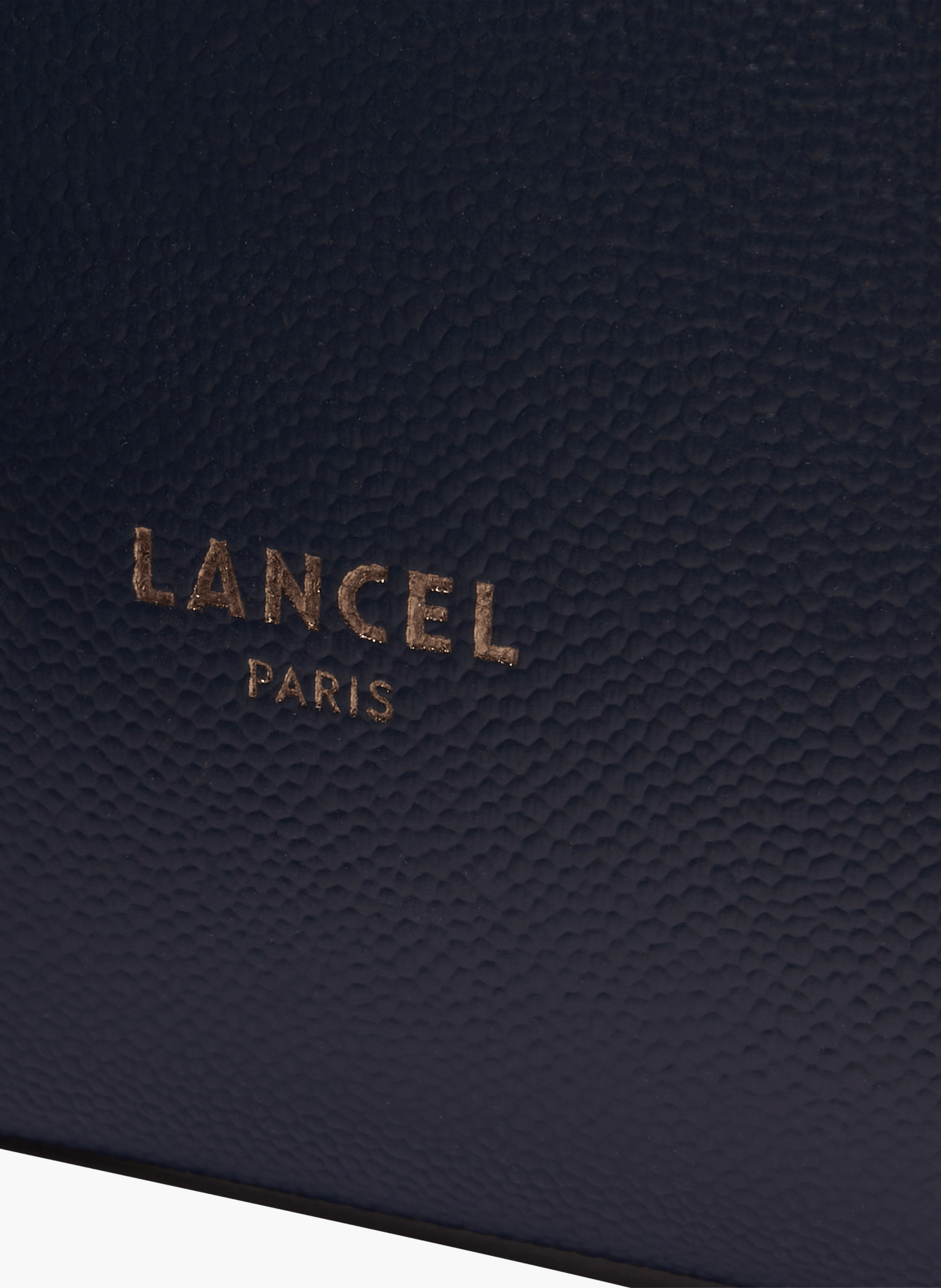 Pochette zippée s charlie de lancel en cuir LANCEL Bleu