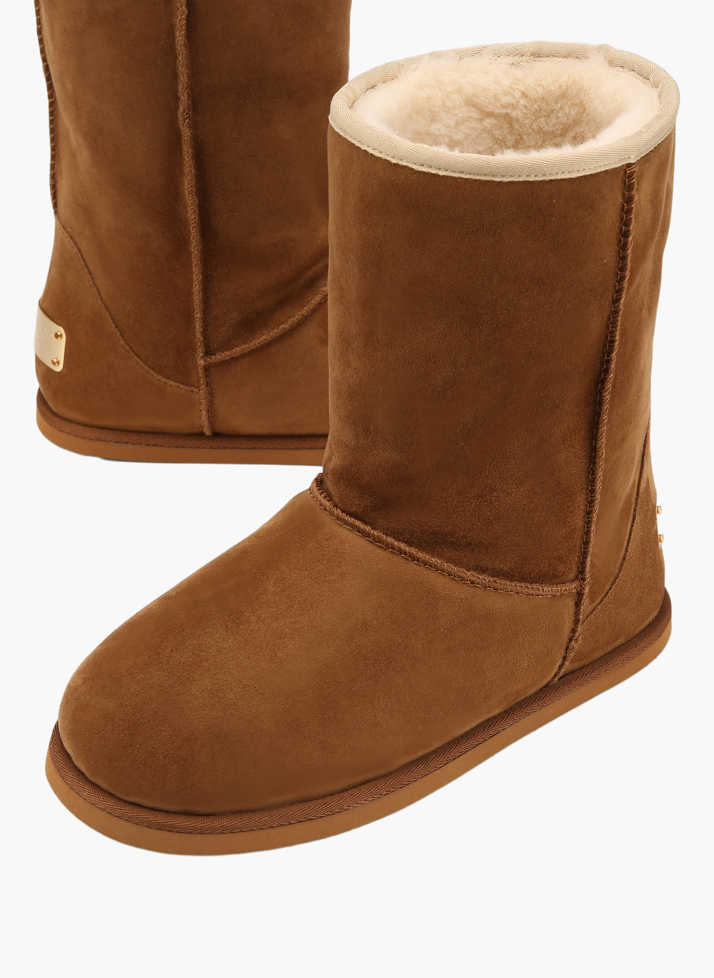 Bottines honour en daim NAKED WOLFE Marron