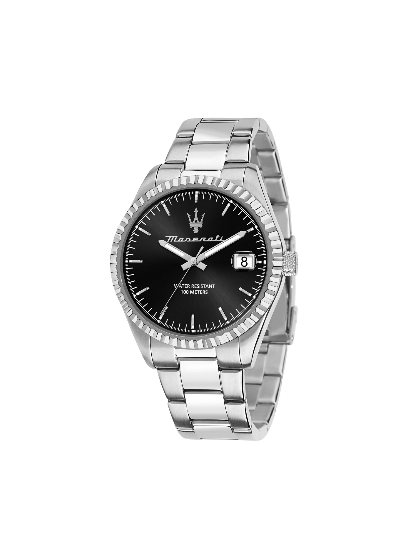 Montre quartz en acier inoxydable MASERATI Noir