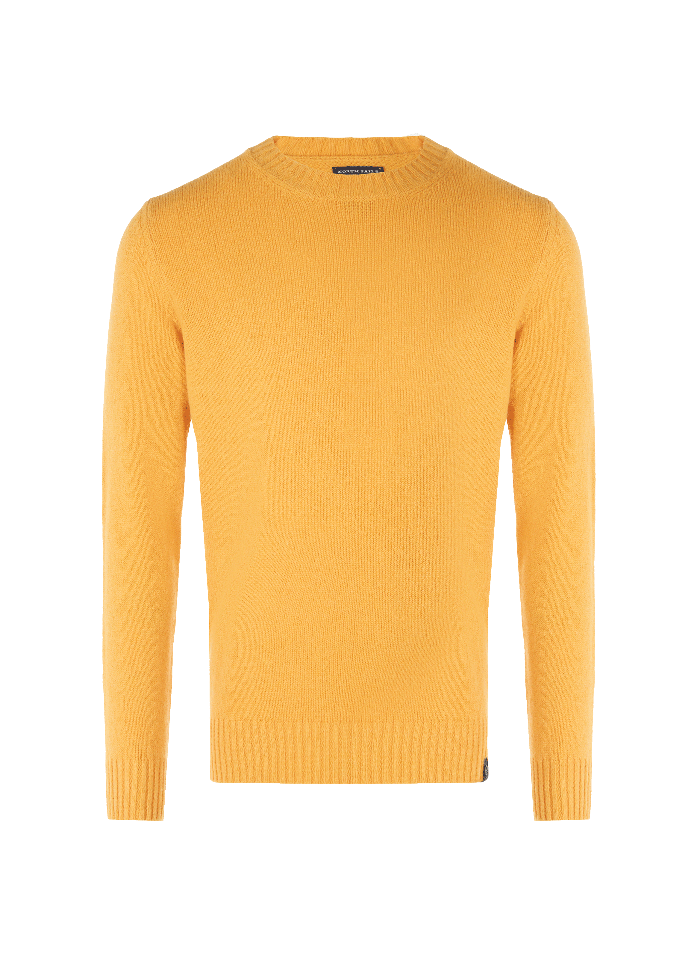 Pull en laine et polyamide recyclé