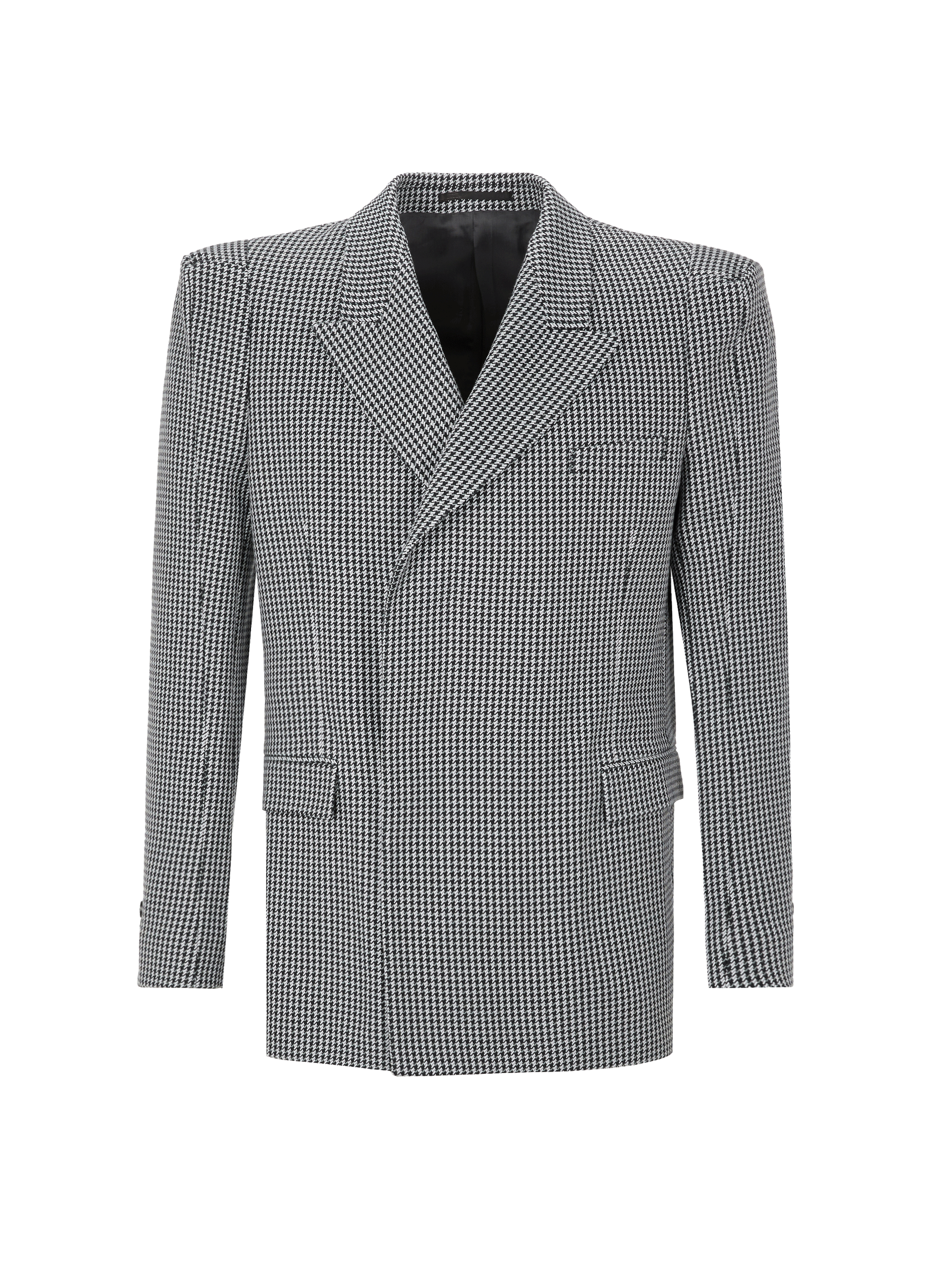 Veste pied de poule en coton