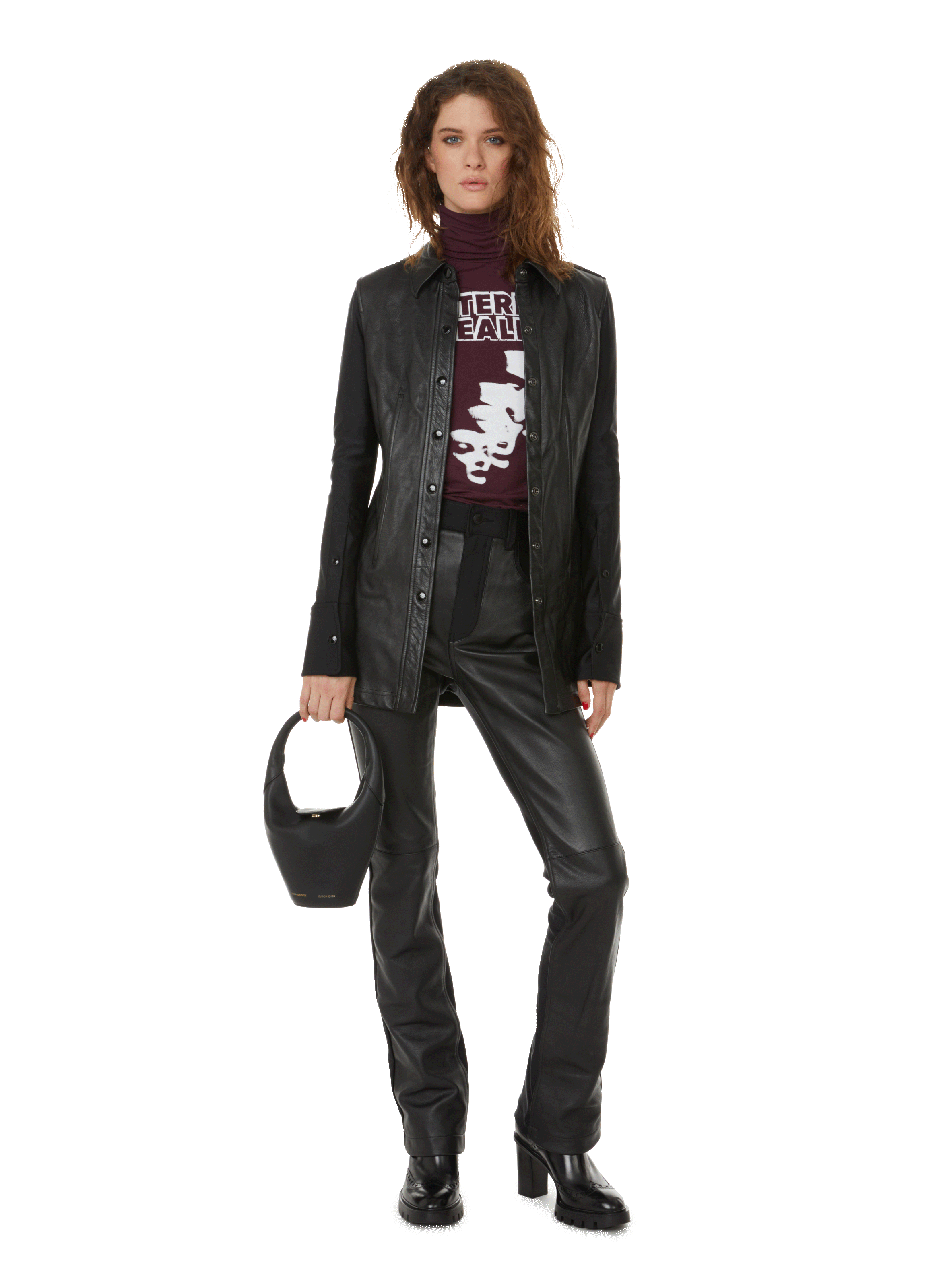 Sac à main Claudia en cuir EUDON CHOI Noir