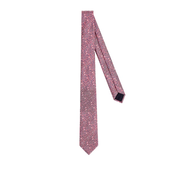 Cravate jacquard floral en soie Cravate jacquard floral en soie