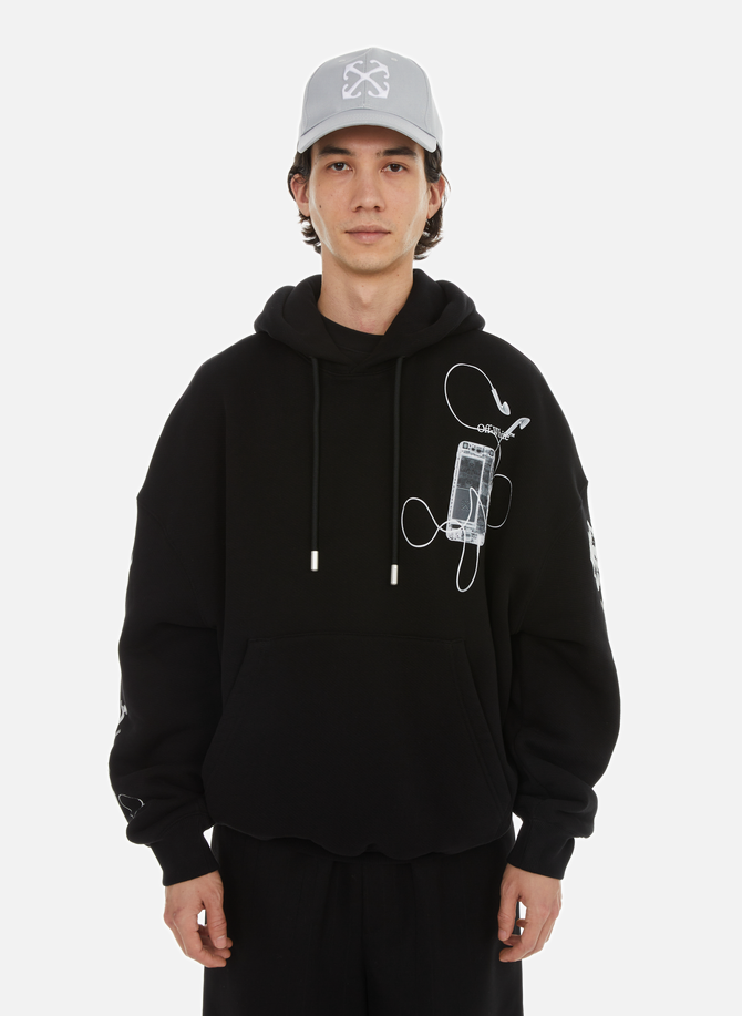 OFF-WHITE cotton hoodie