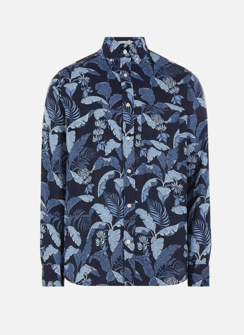 Blue Linen Floral ShirtGANT 