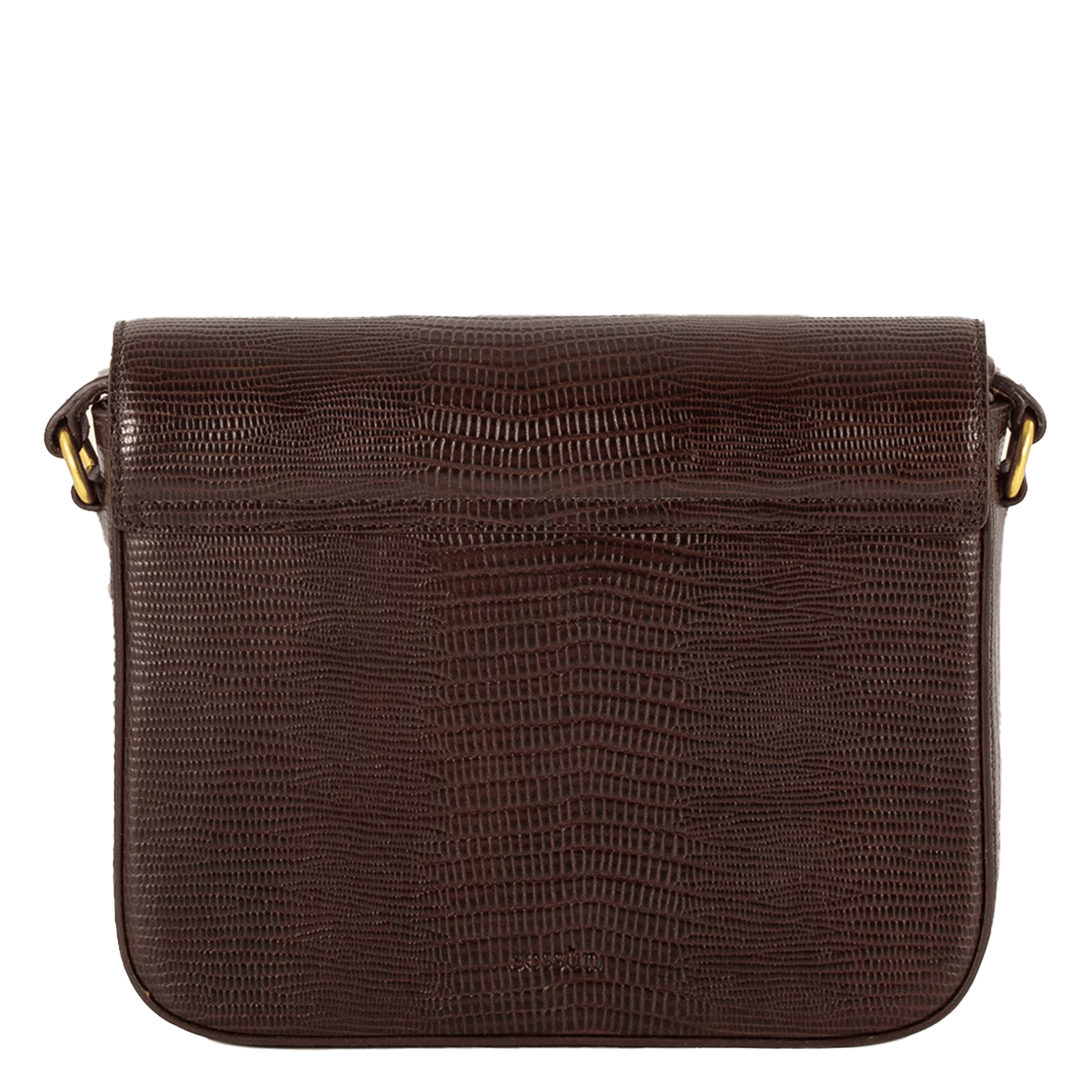 Sac bandoulière en cuir effet crocodile diviluz mimo e SESSUN Marron