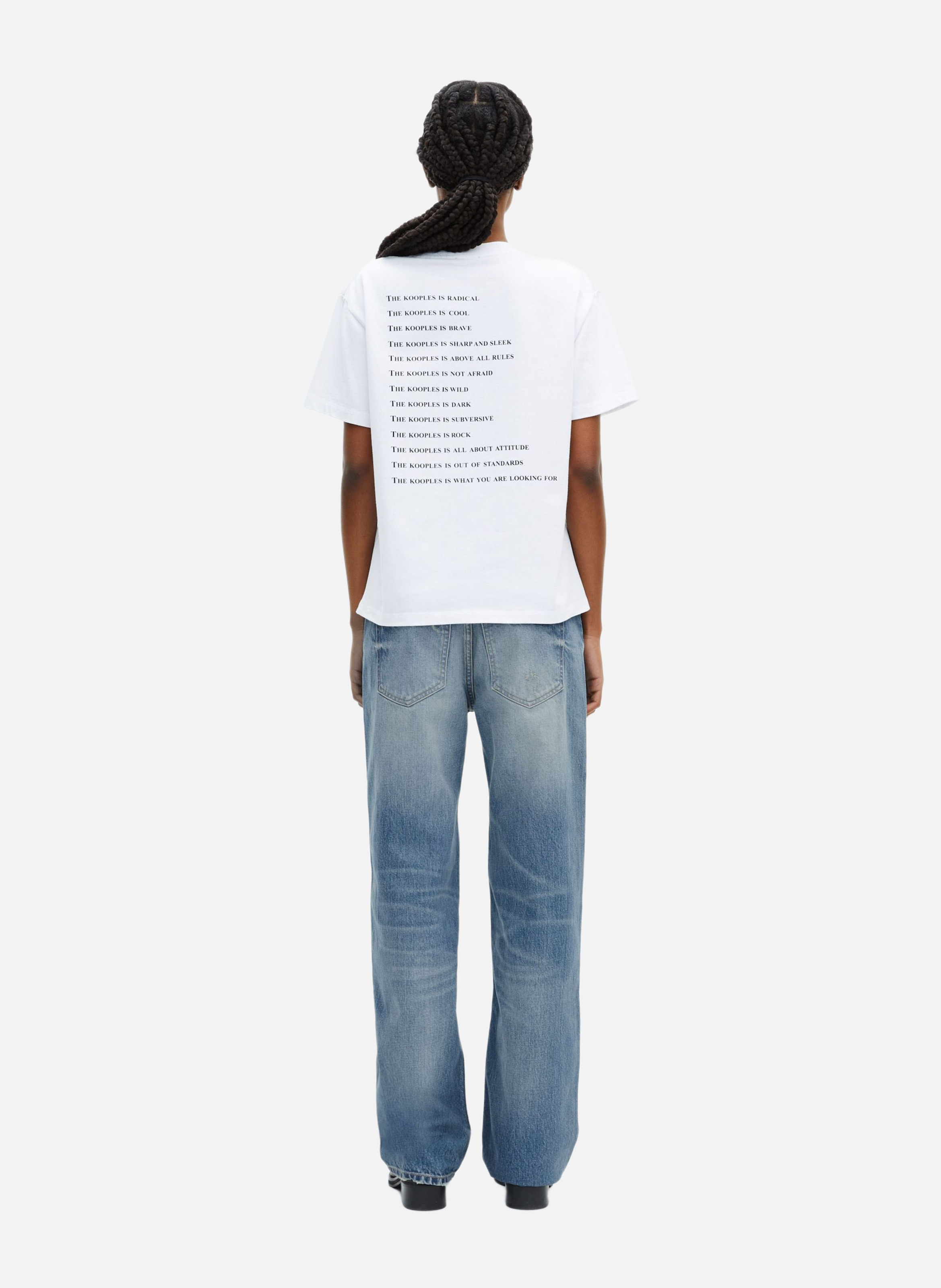 T-shirt manches courtes What is THE KOOPLES Blanc