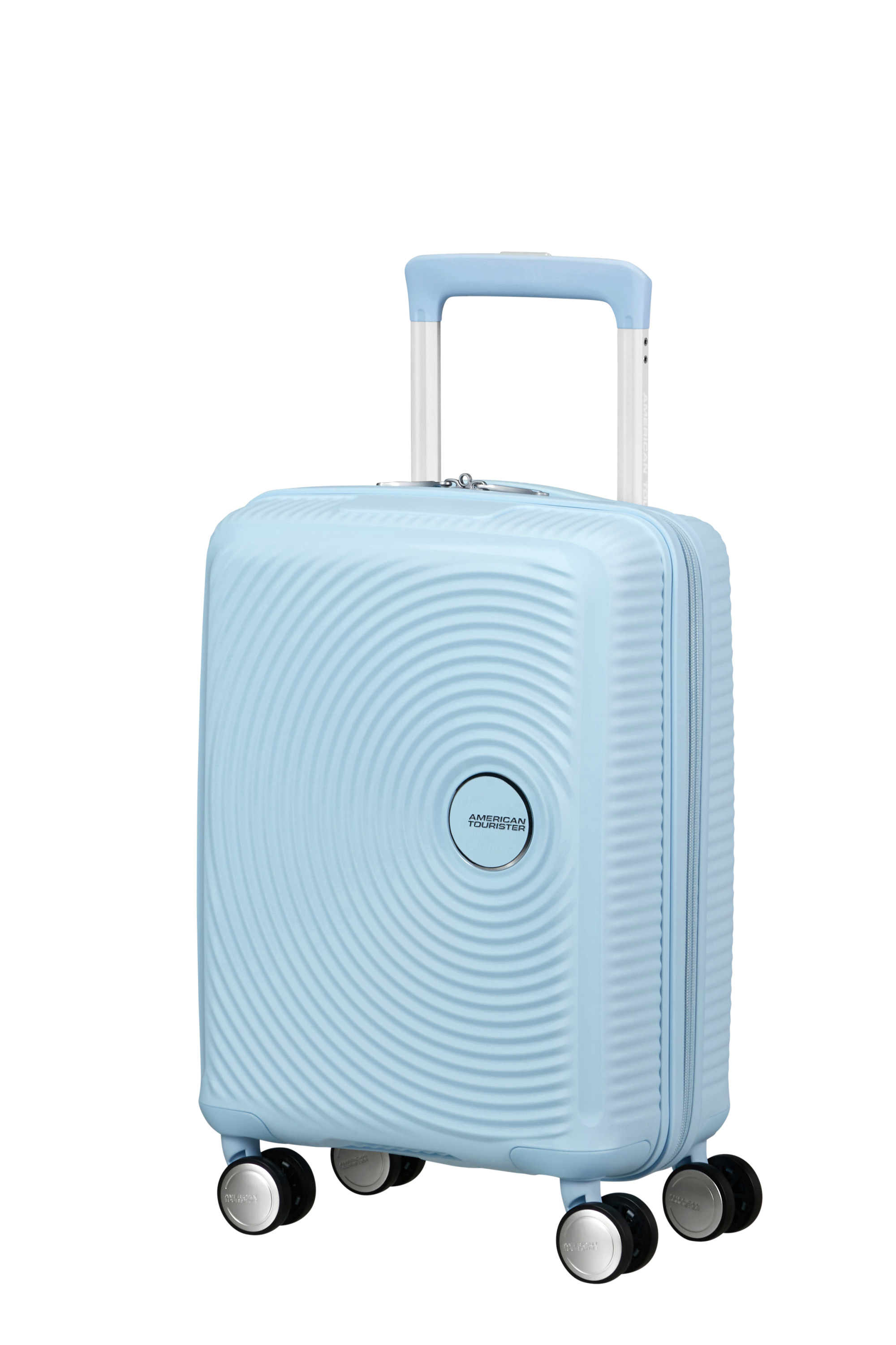 Soundbox mini valise 4 roues taille s AMERICAN TOURISTER Bleu