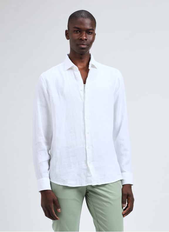 Linen shirt White by SEIDENSTICKER SEIDENSTICKER Linen shirt White