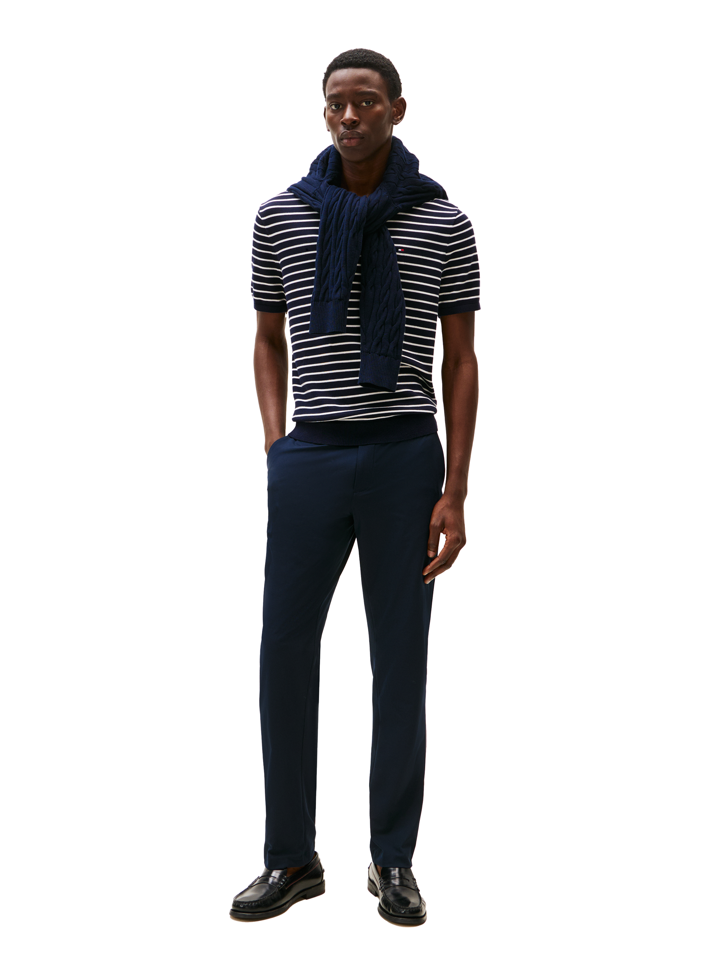 Straight-leg chinos TOMMY HILFIGER Blue
