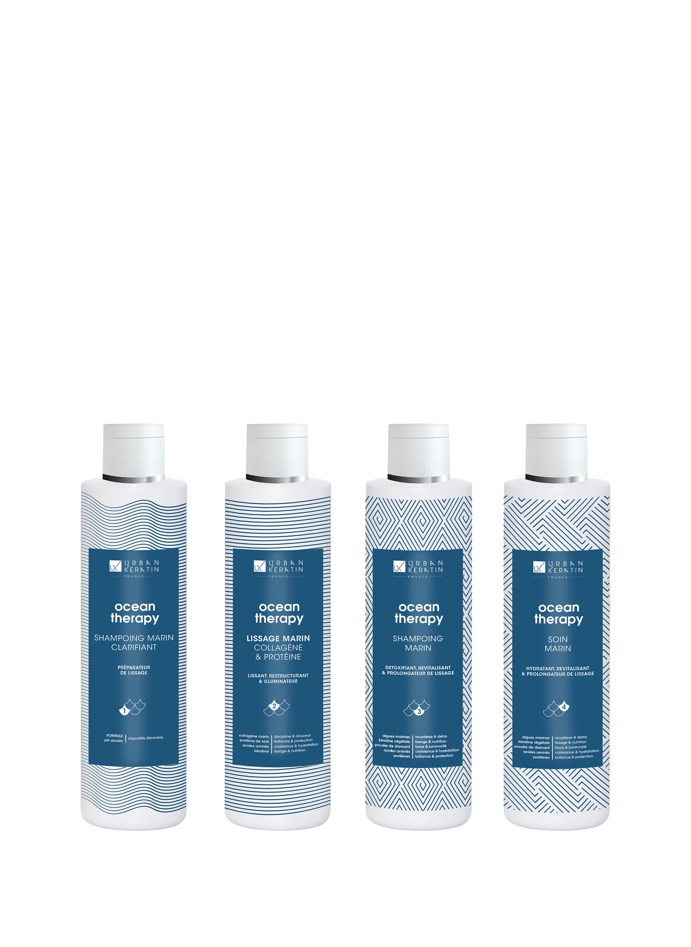 Mini smoothing kit Ocean Therapy URBAN KERATIN No color