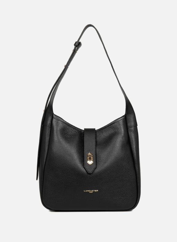 Sac seau - top double Noir by LANCASTER LANCASTER Sac seau - top double Noir
