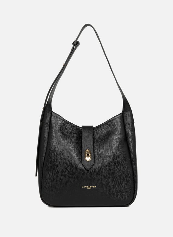 M bucket bag - Top Double | Black by LANCASTER M bucket bag - Top Double Black