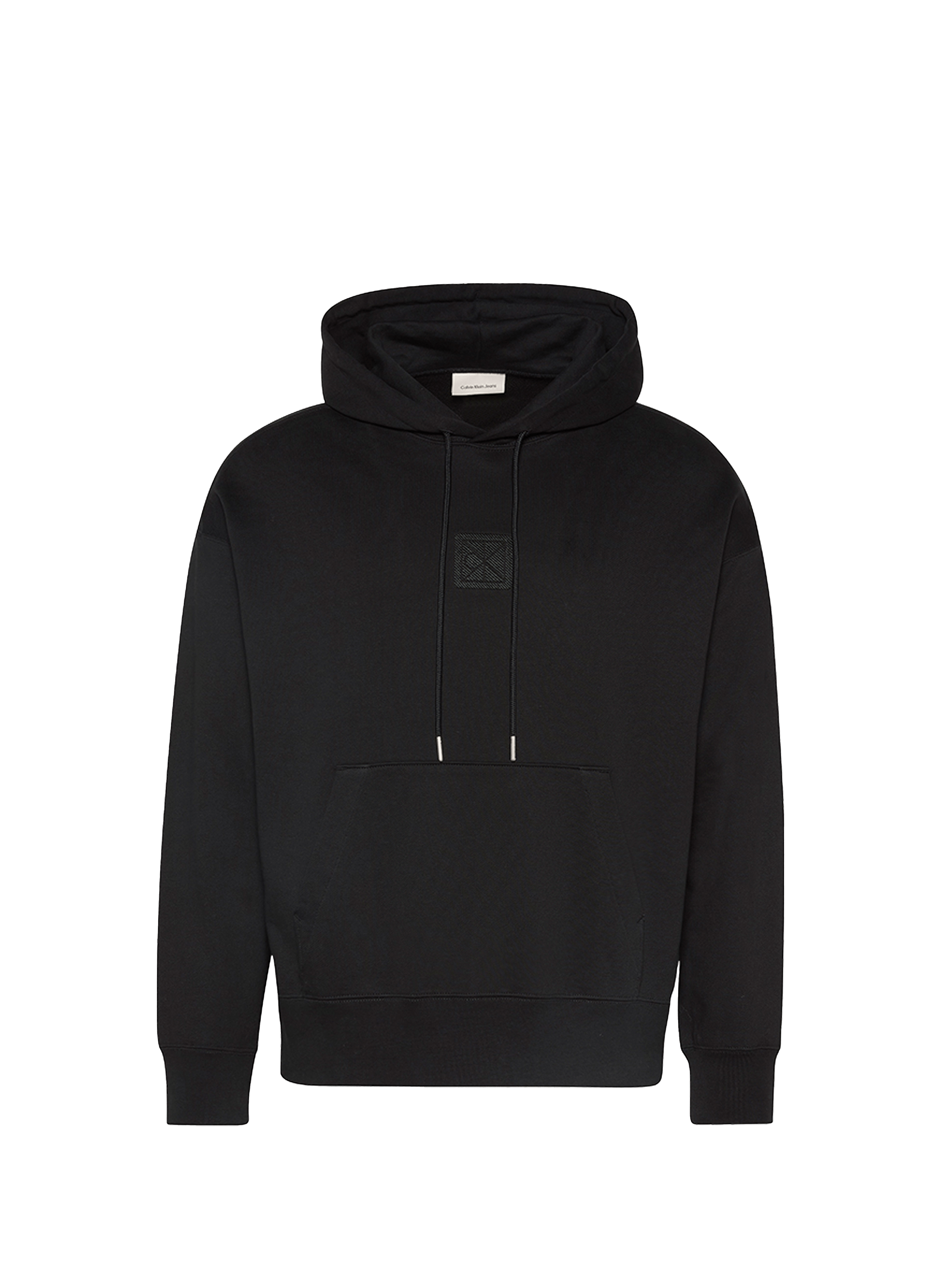 Hoodie en coton mélangé CALVIN KLEIN Noir