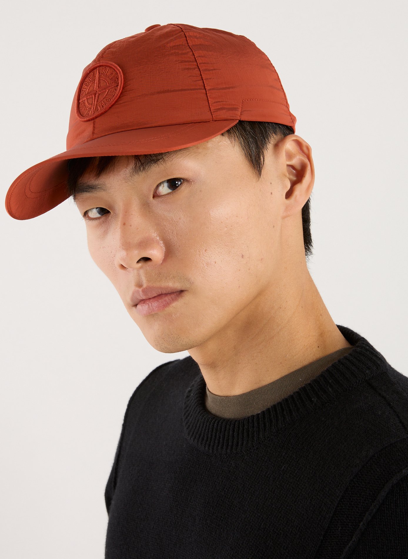 Casquette ajustable à cordon STONE ISLAND Rouge