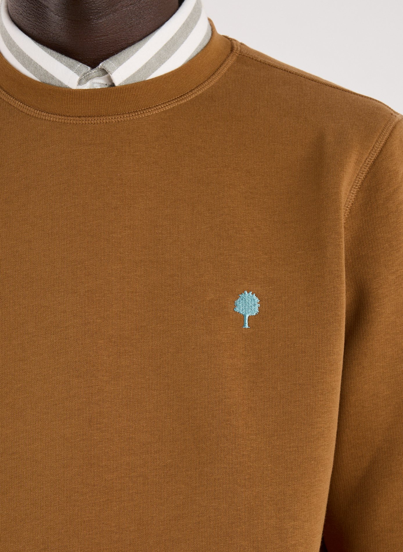 Cotton sweatshirt FAGUO Brown