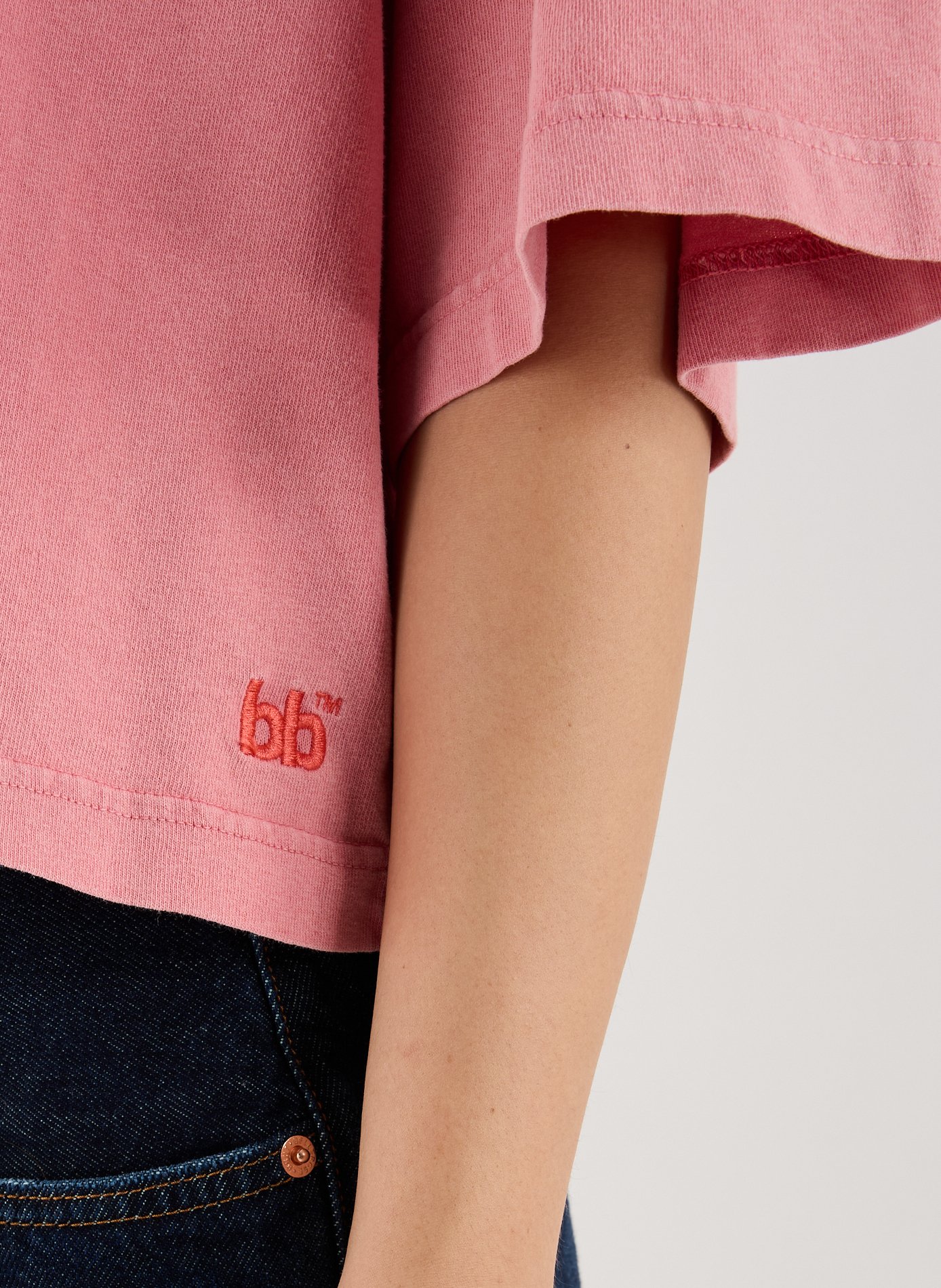 T-shirt en coton BELLEROSE Rose