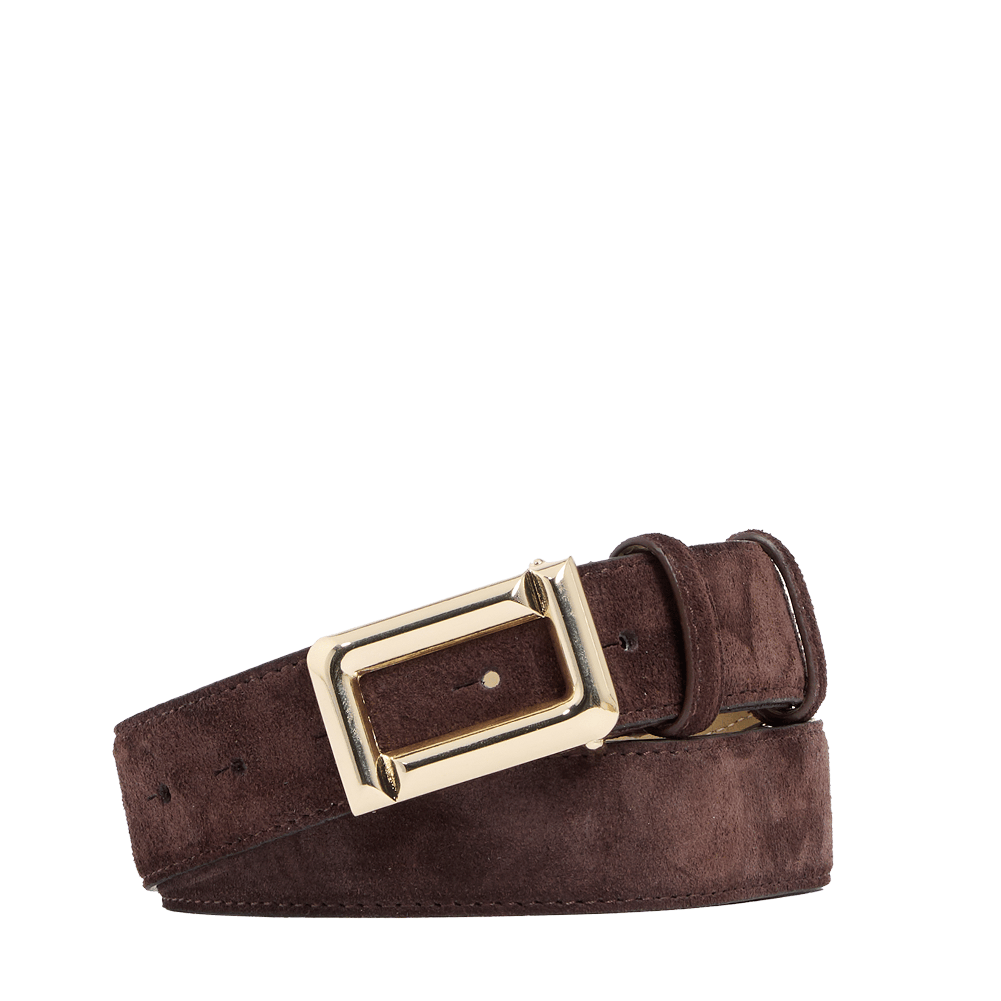 Ceinture 30mm angèle de lancel en cuir LANCEL Marron