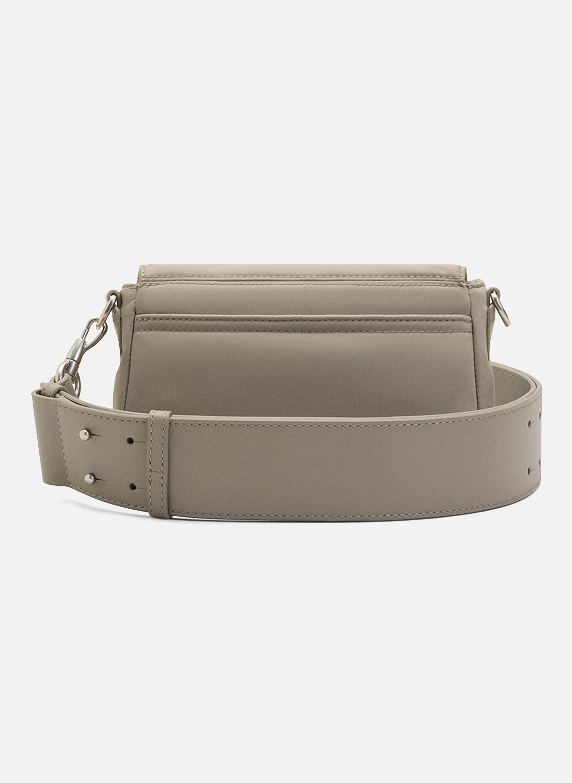 Sac Lunch Box Marcel En Nylon Ouatiné unisexe AMI PARIS Gris